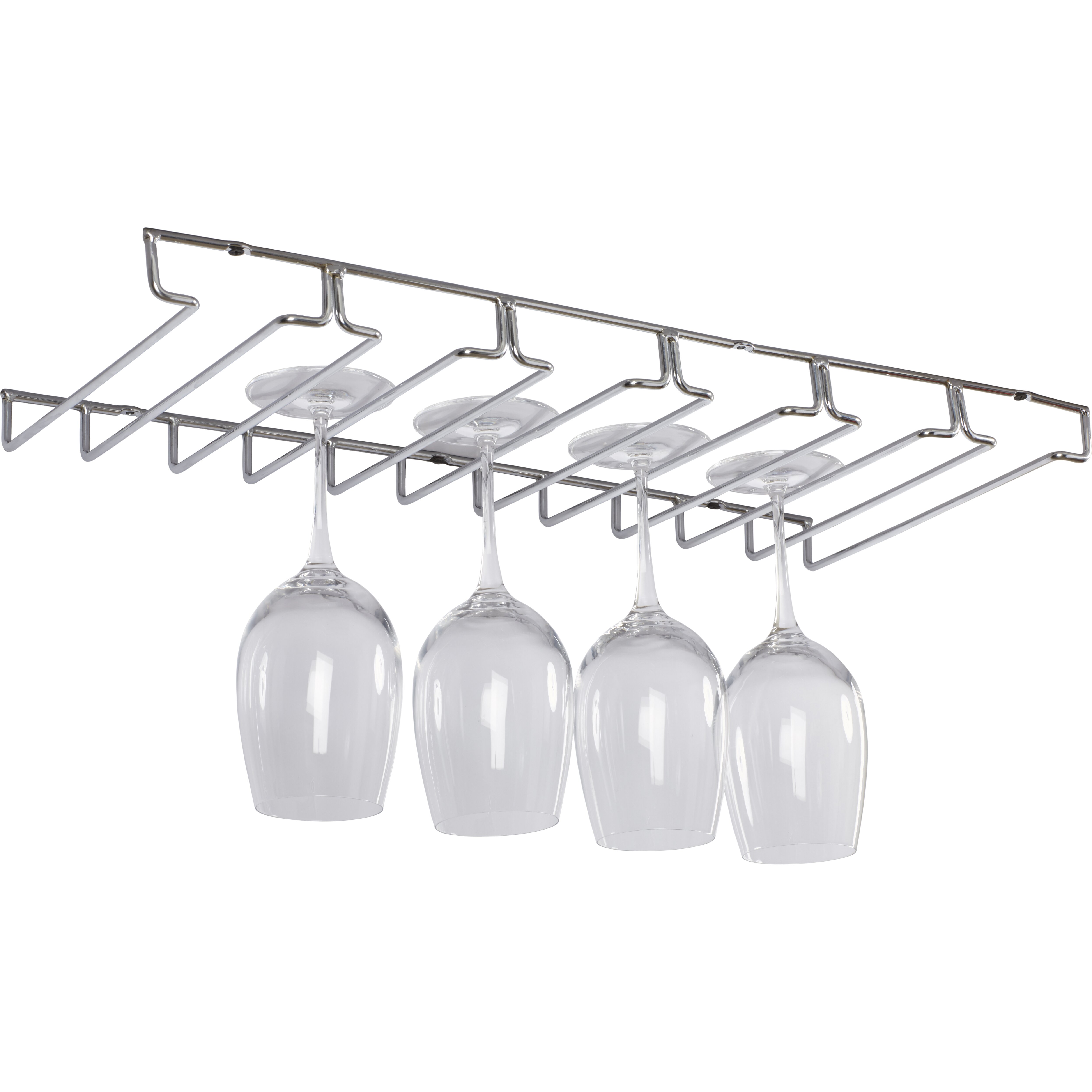 Varick Gallery Hazelton Hanging Wine Glass Rack And Reviews Wayfair