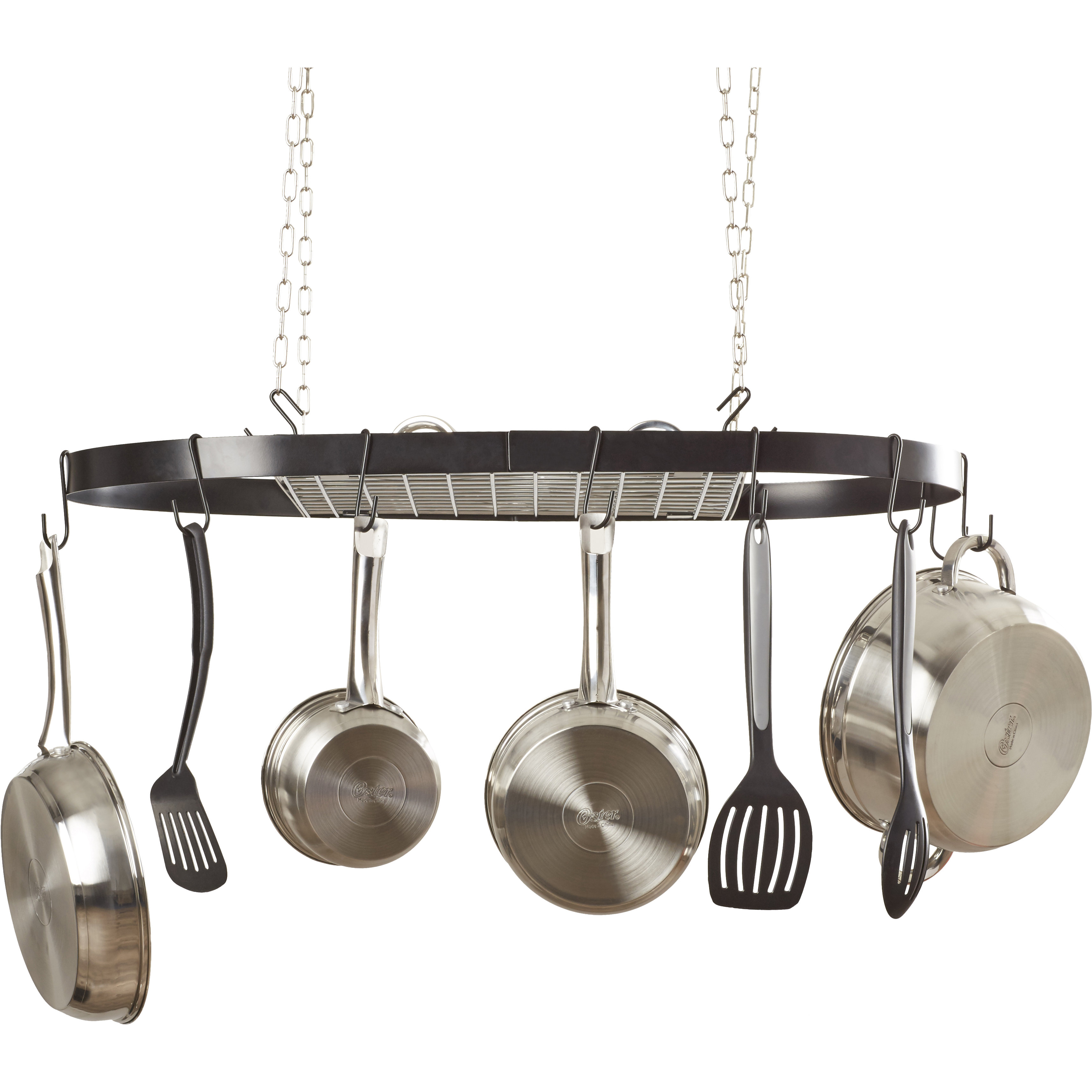 Oval Hanging Pot Rack Wayfair