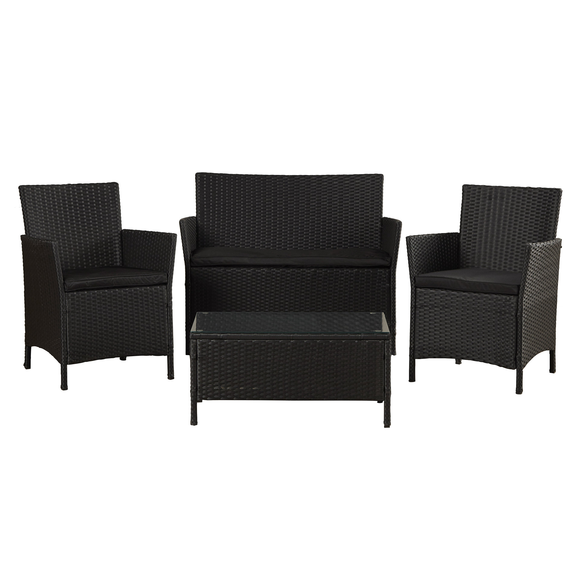 Varick Gallery Jamaica 4 Piece Seating Group with Cushions & Reviews