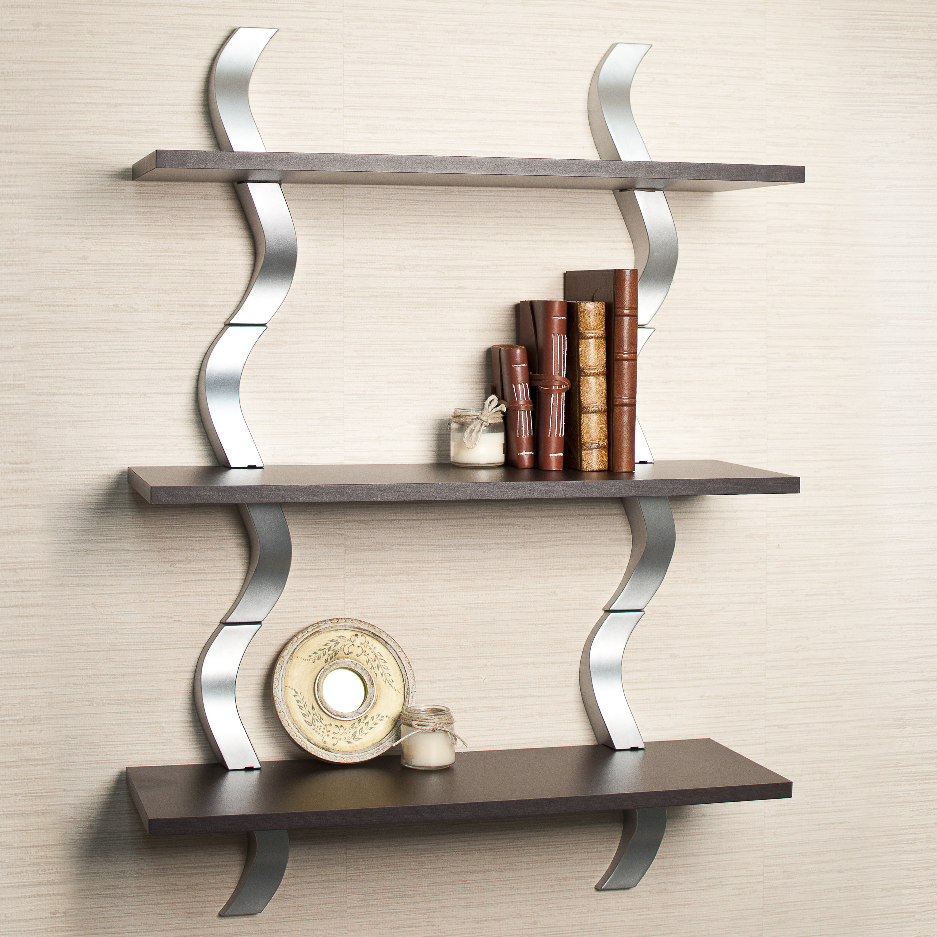 Waves 3 Level Wall Shelf Wayfair