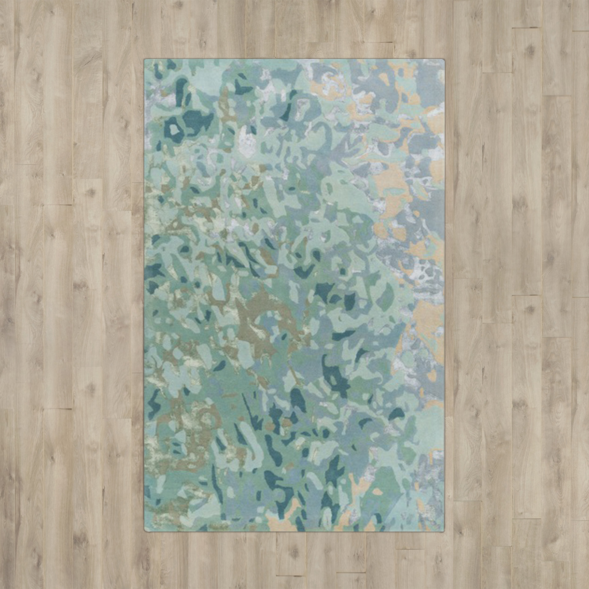 Wade Logan Murillo Sea Foam / Teal Area Rug & Reviews Wayfair