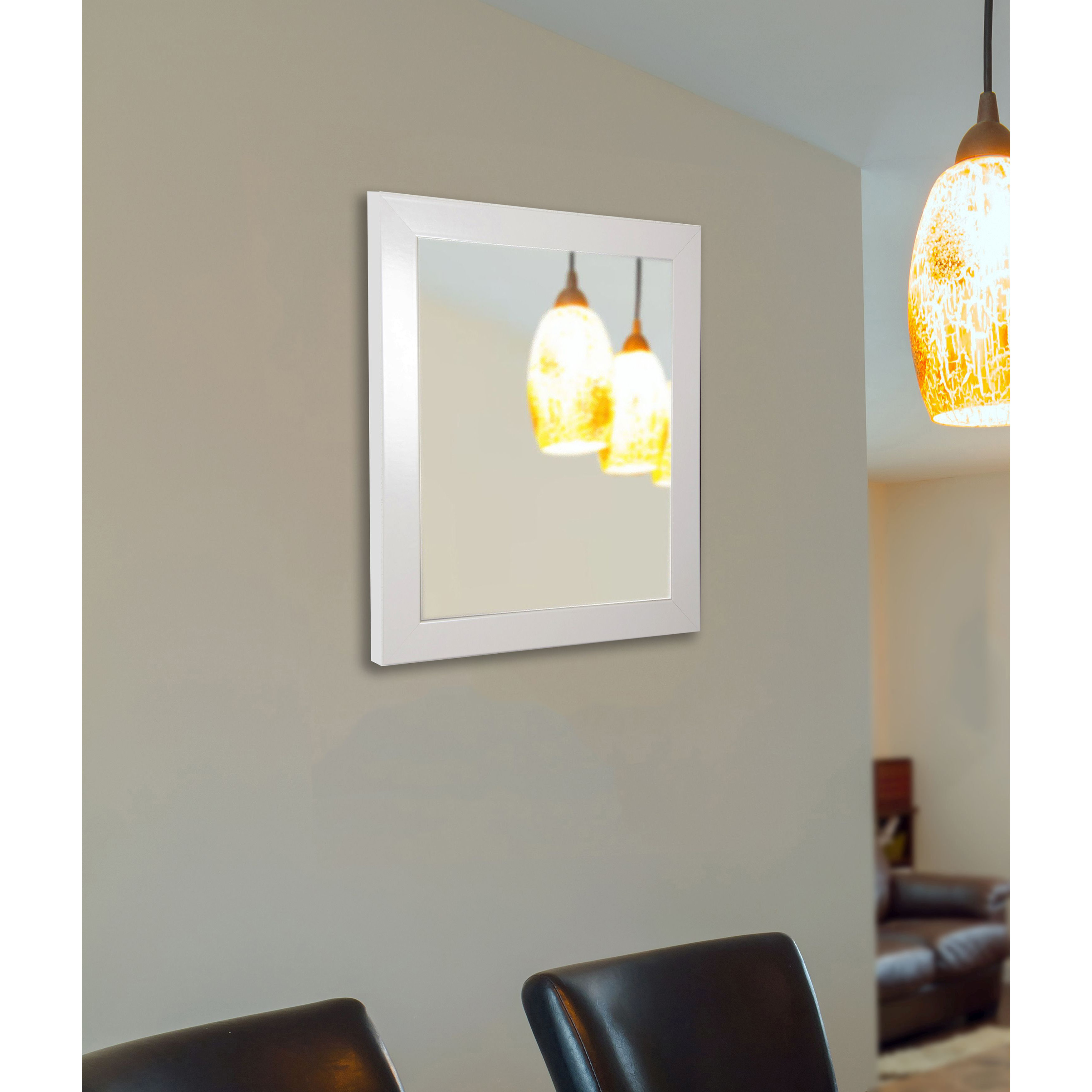 White Wall Mounted Mirror Wayfair