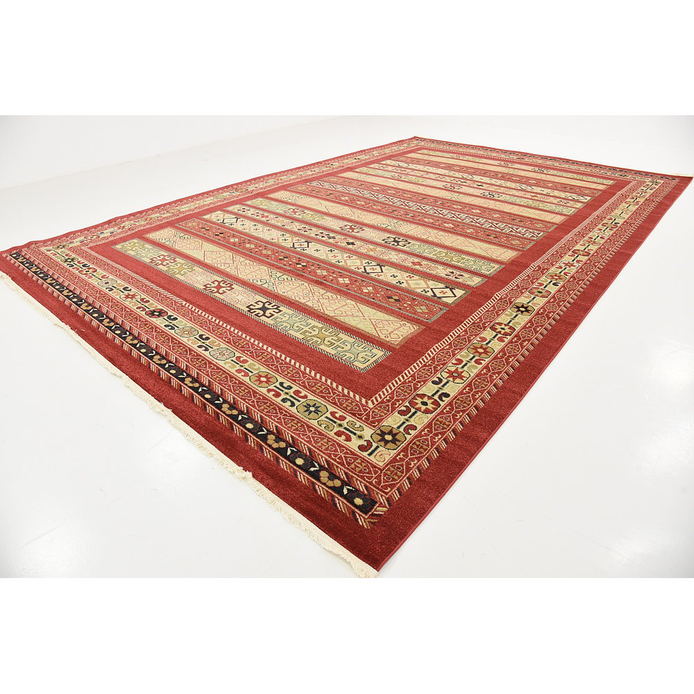 Unique Loom Nomad Rust Red Area Rug & Reviews Wayfair