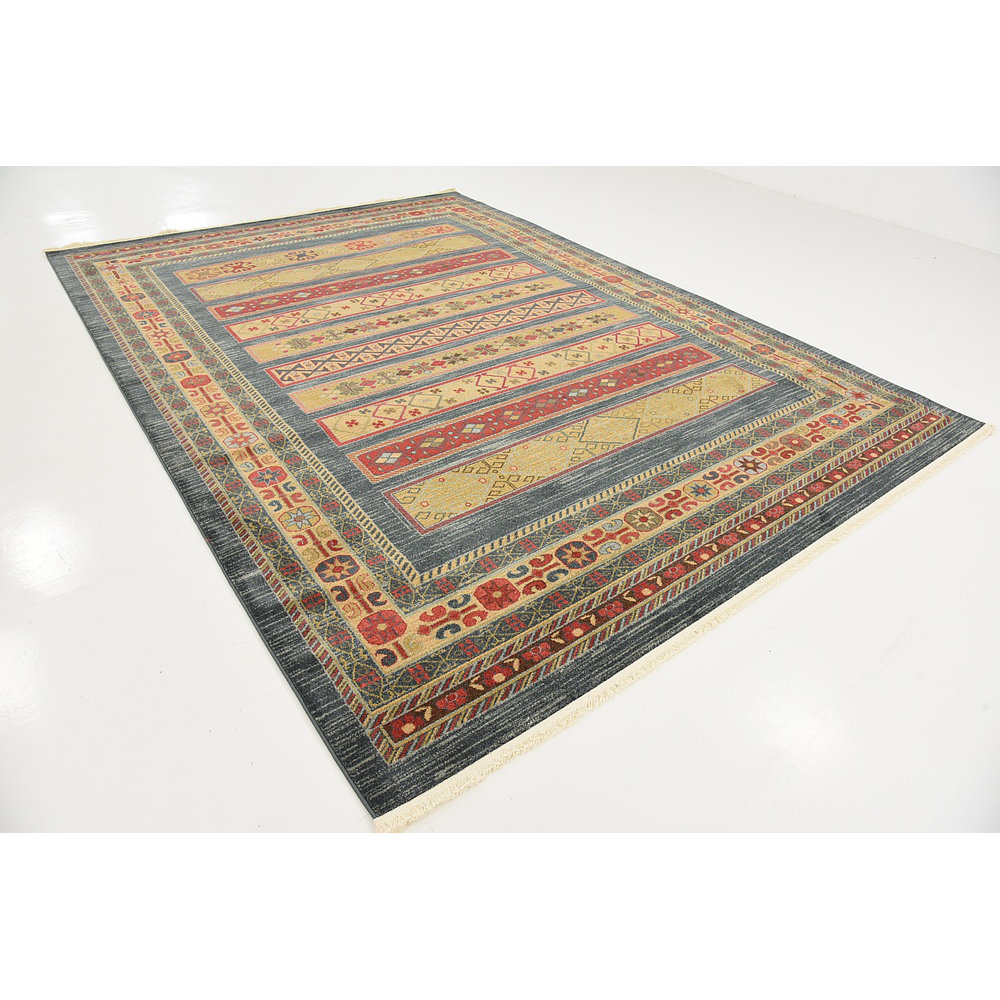 Unique Loom Nomad Blue Area Rug & Reviews Wayfair