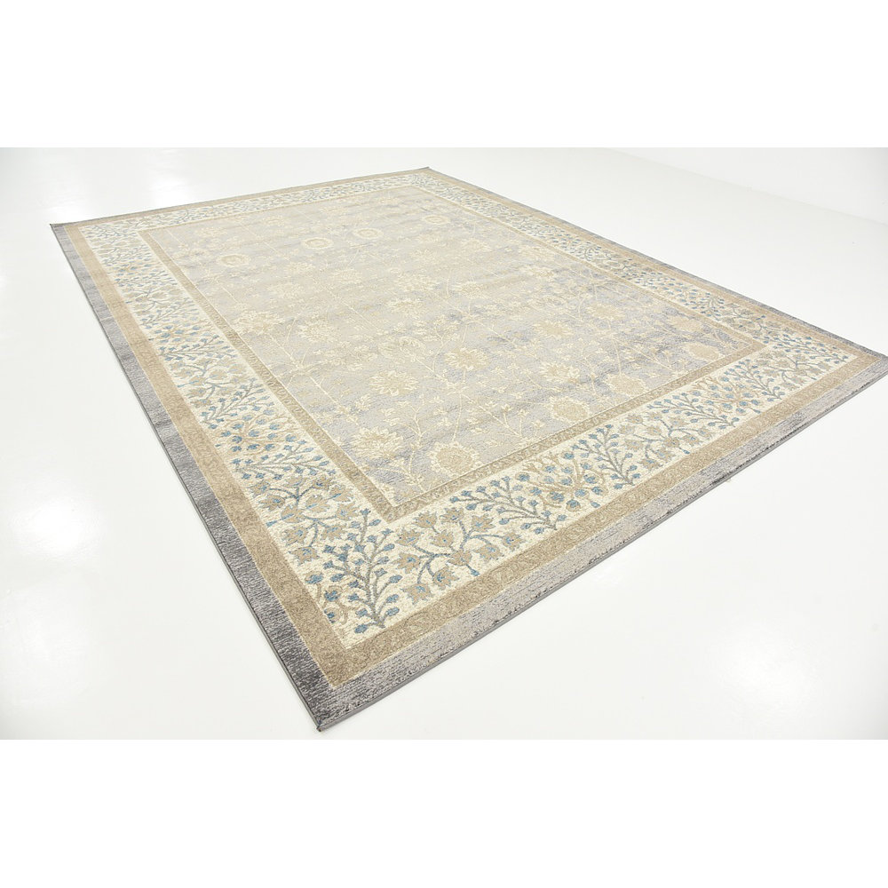 Unique Loom Salzburg Gray Area Rug & Reviews Wayfair