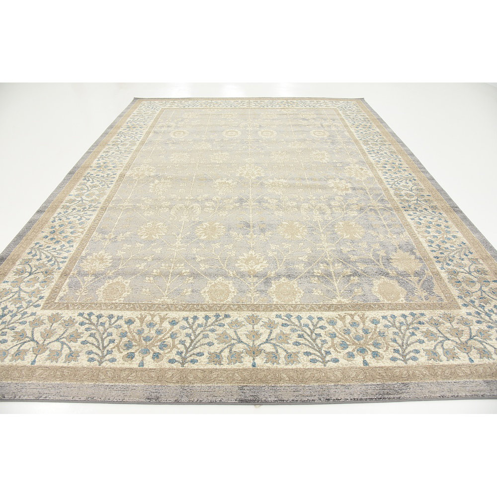 Unique Loom Salzburg Gray Area Rug & Reviews Wayfair