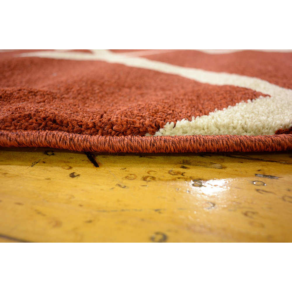 Trellis Rust Red Area Rug Wayfair