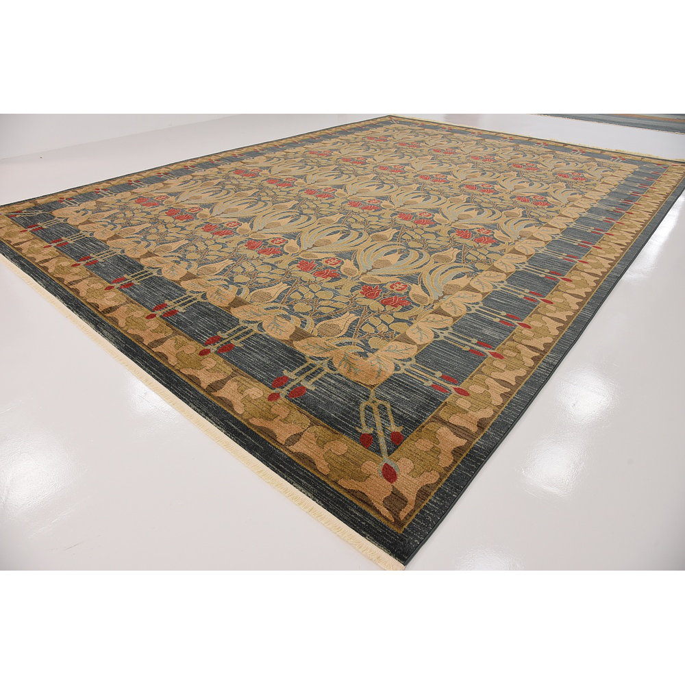 Heritage Navy Blue Area Rug Wayfair