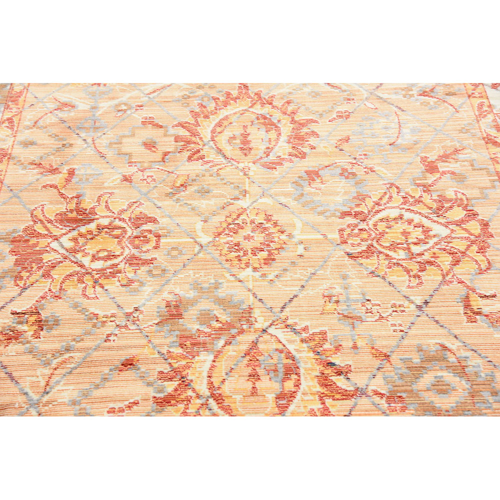 Aria Peach Area Rug Wayfair