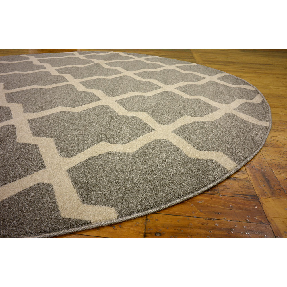 Trellis Gray Area Rug Wayfair