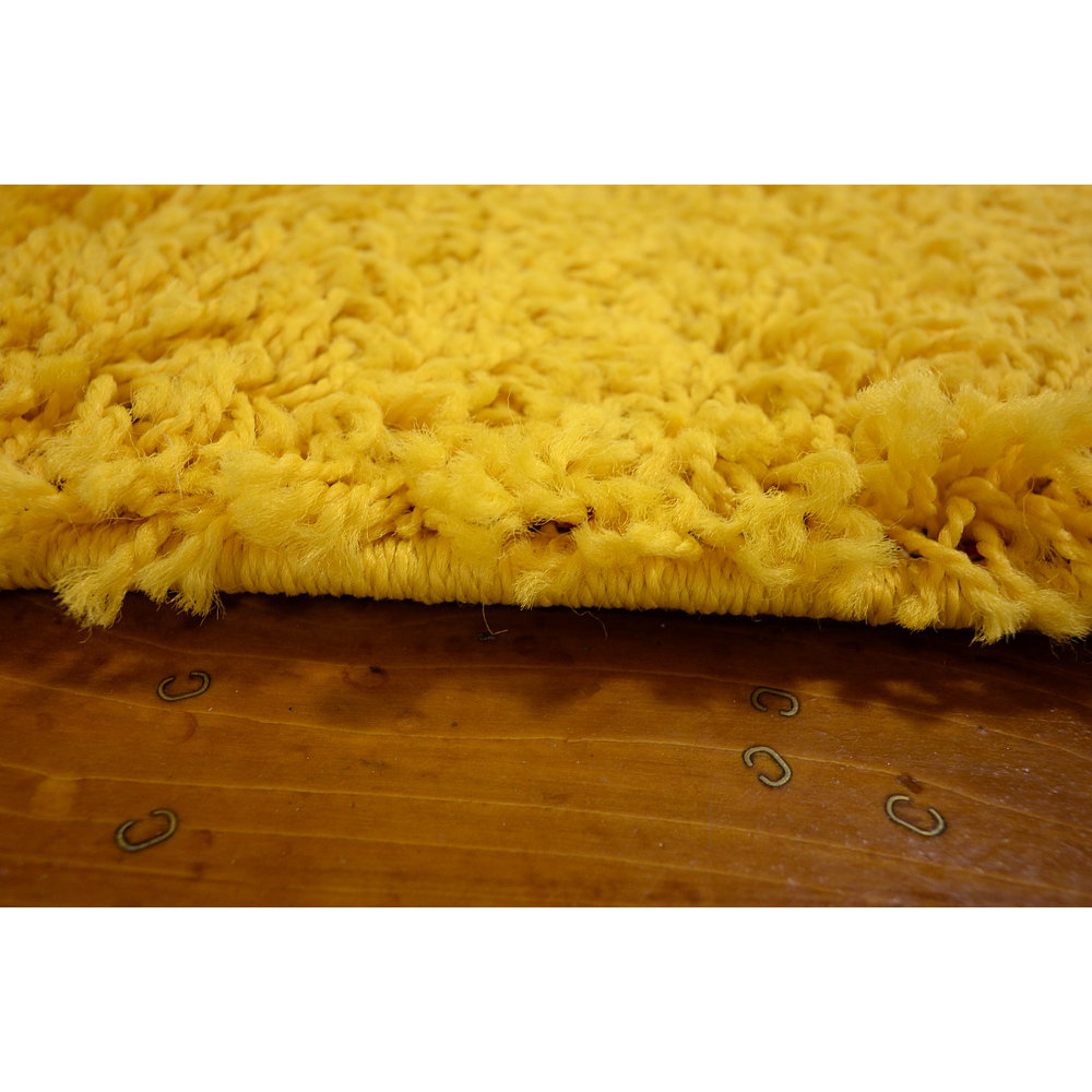 Unique Loom Solo Dark Yellow Area Rug & Reviews Wayfair