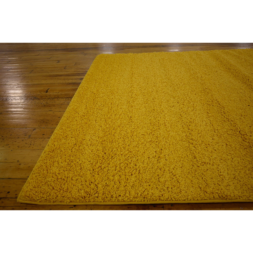 Unique Loom Solo Dark Yellow Area Rug & Reviews Wayfair
