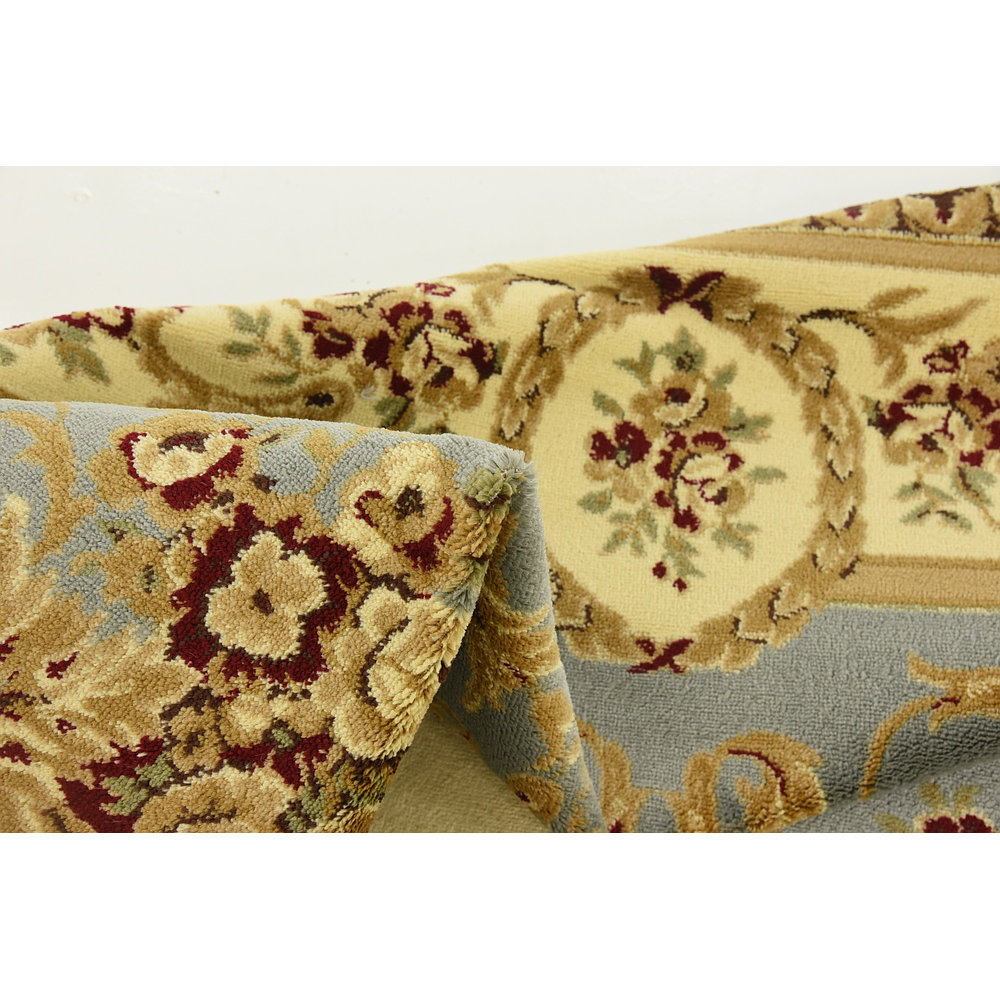 Unique Loom Versailles Light Blue Area Rug & Reviews Wayfair