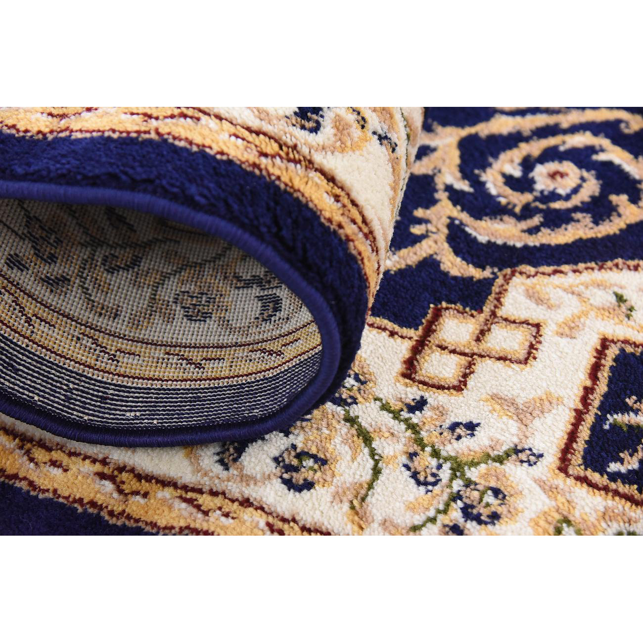 Versailles Navy Blue Area Rug Wayfair