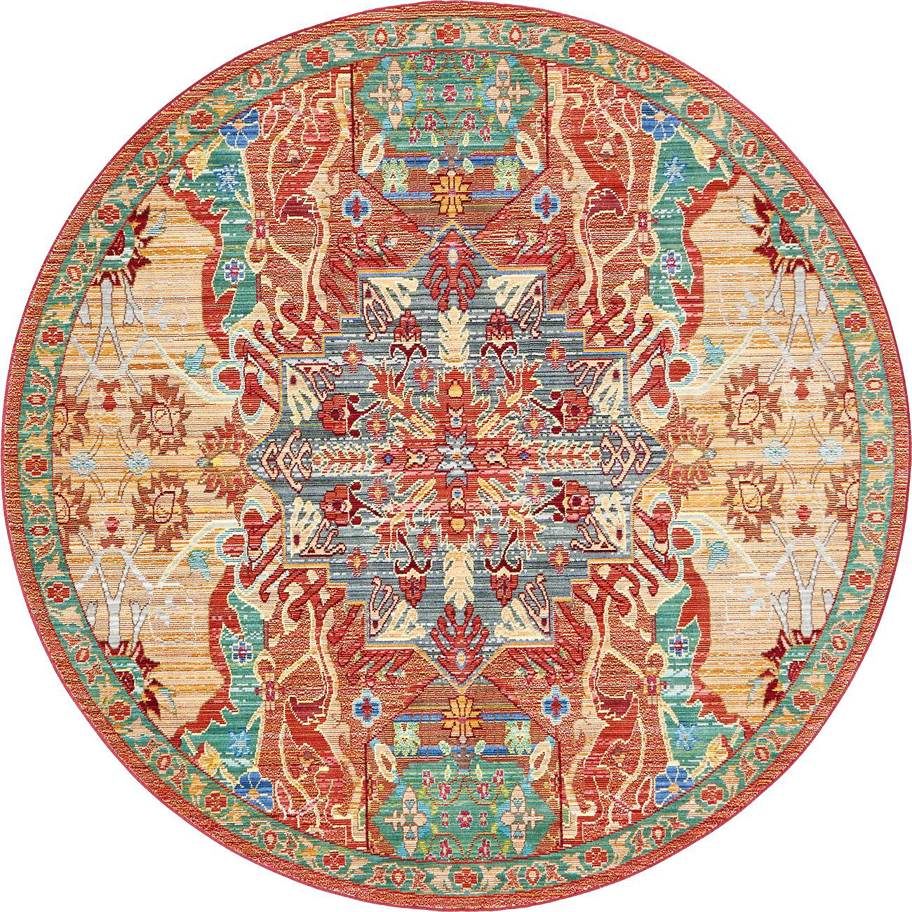 Unique Loom Aria Peach Area Rug & Reviews Wayfair