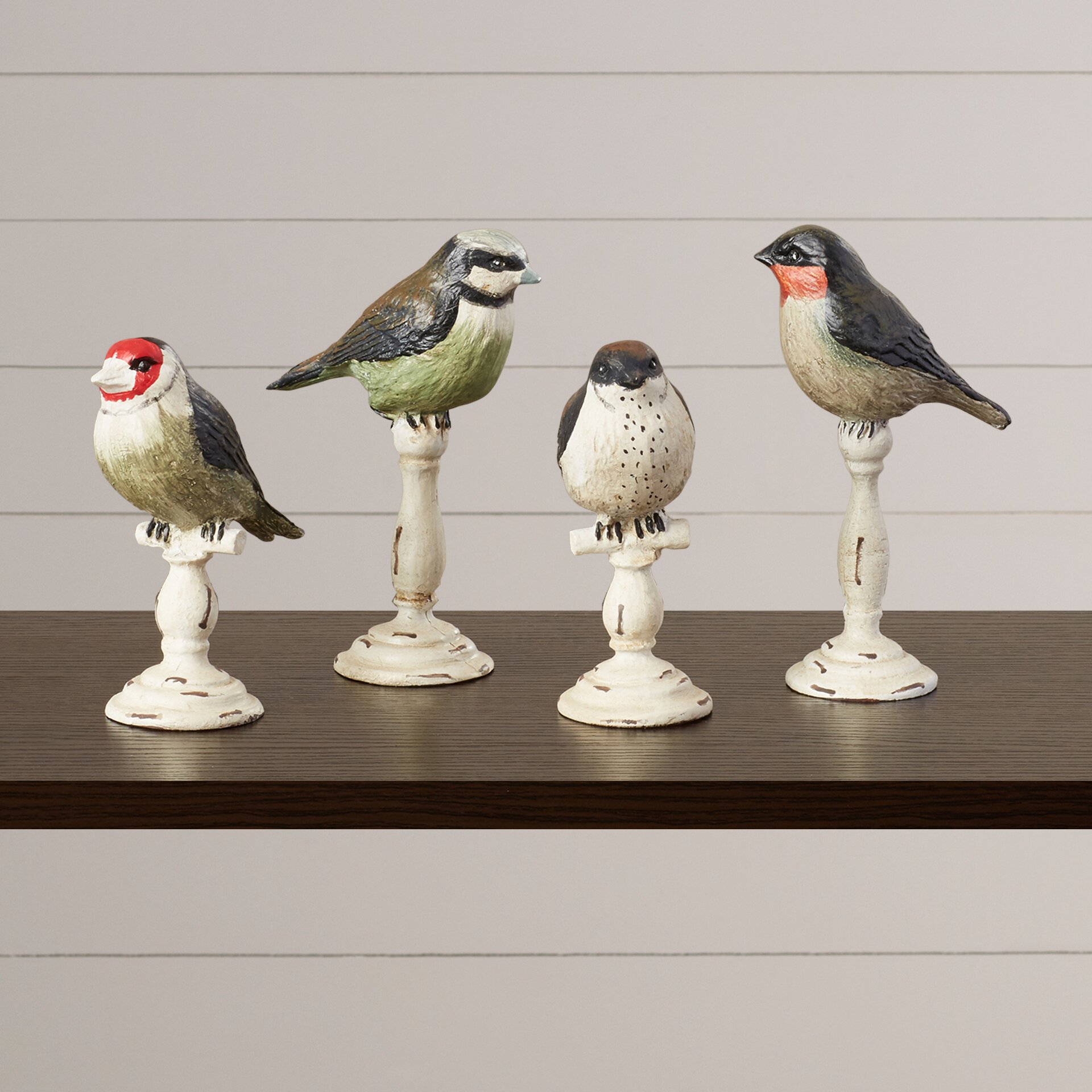 resin birds figurines