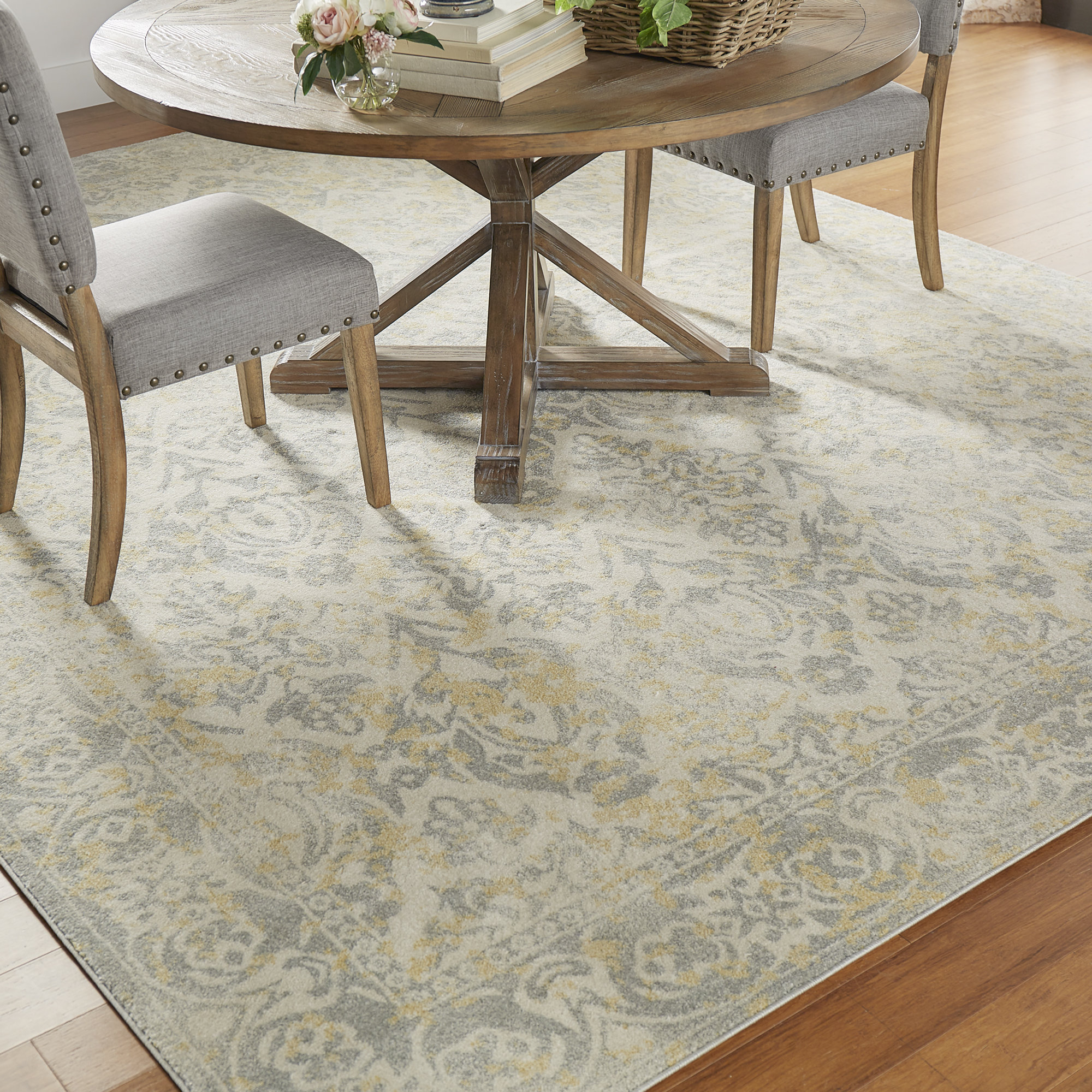 Montelimar Ivory/Grey Area Rug Wayfair