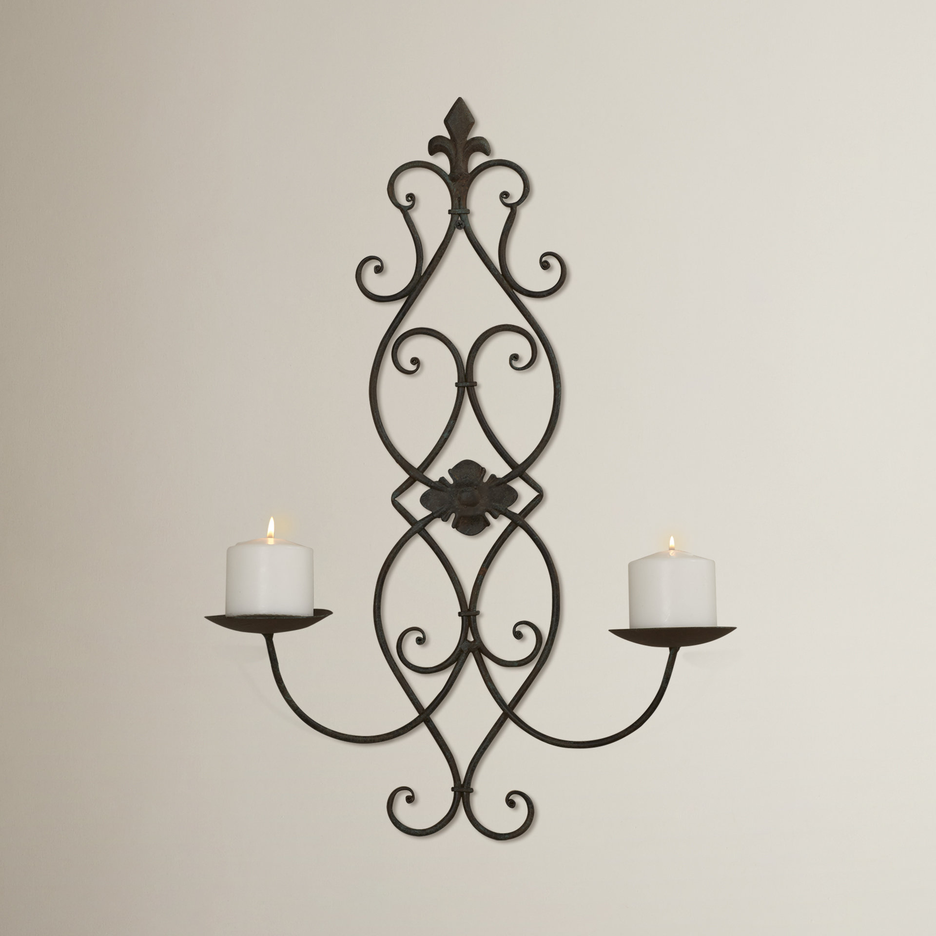 Iron Wall Sconce Candle Holder Wayfair