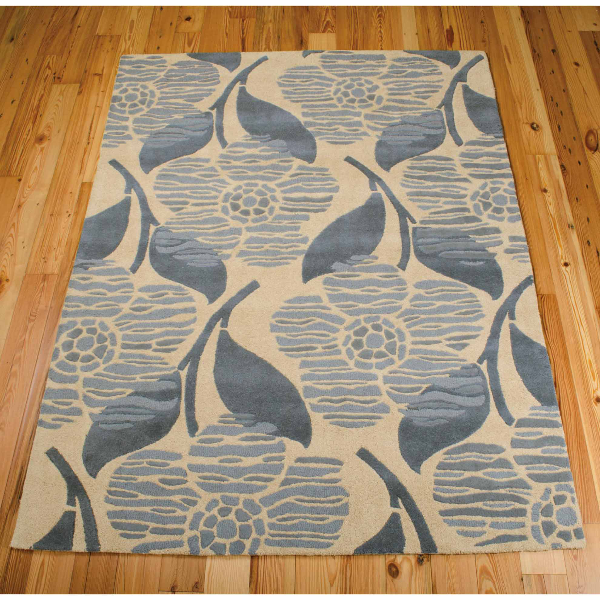 Skyland Beige/Blue Area Rug Wayfair