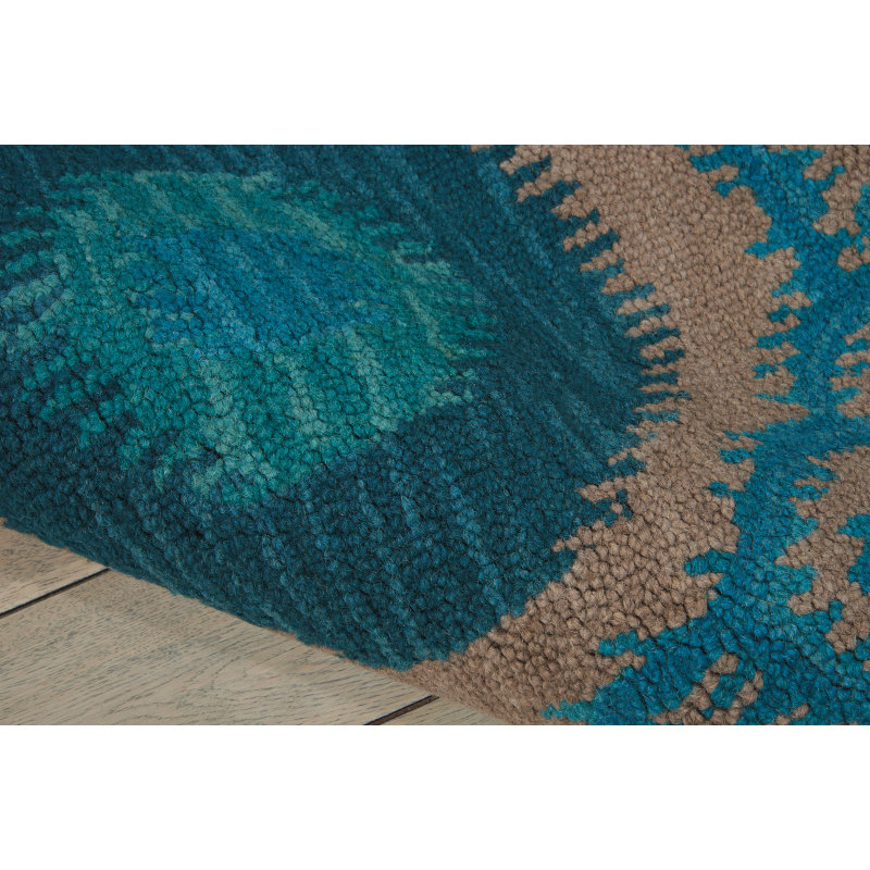 Siam Grey/Teal Rug Wayfair