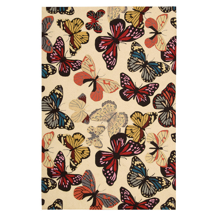 Fantasy Butterfly Area Rug Wayfair