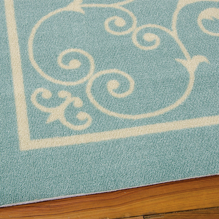 Nourison Home & Garden Light Blue Indoor/Outdoor Area Rug & Reviews Wayfair