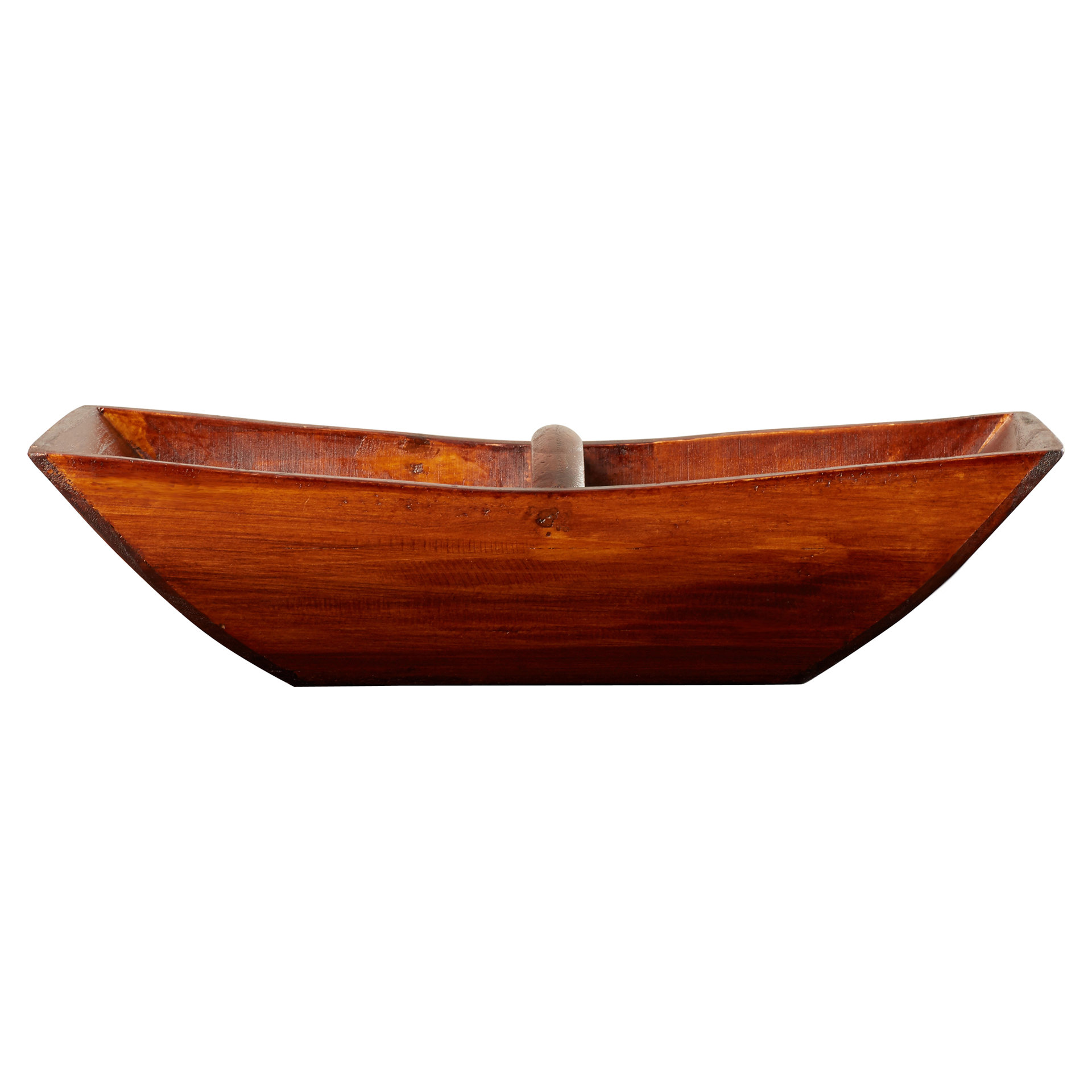 Wooden Boat Tray with Arched Handle Wayfair