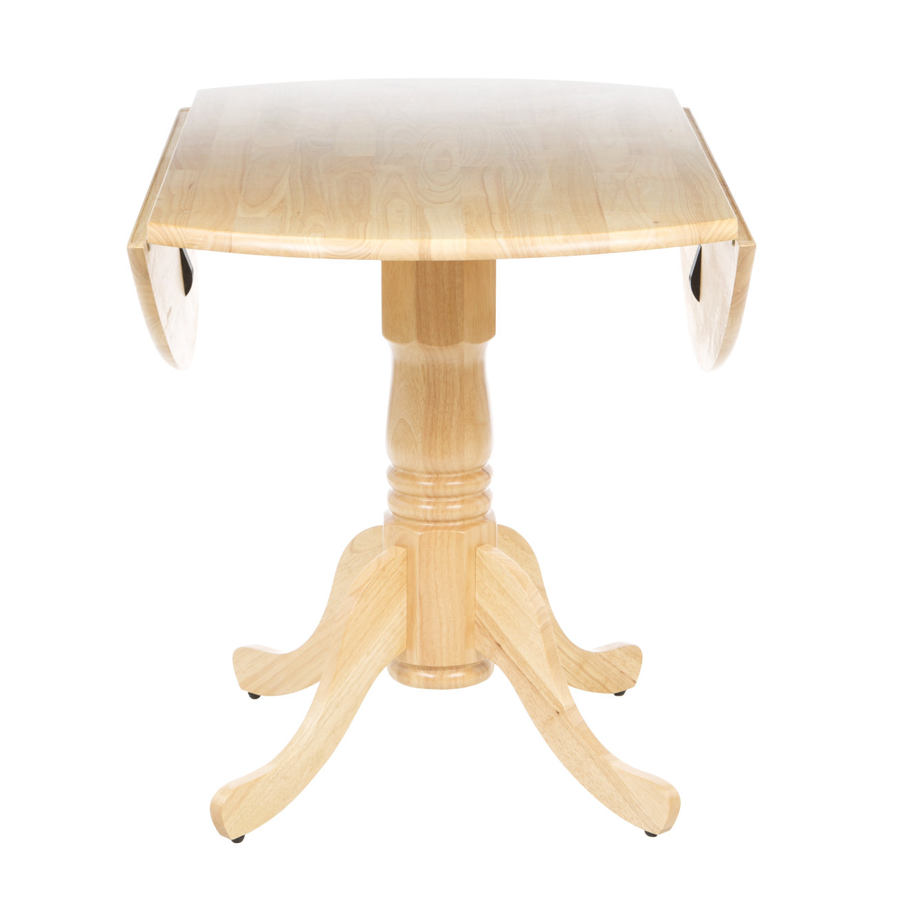 August Grove Carrie Round 42" Dual Drop Leaf Dining Table & Reviews Wayfair