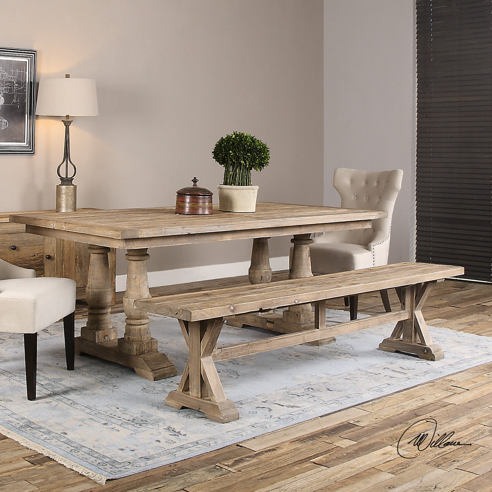 Rocky Ford Wood Kitchen Bench Wayfair