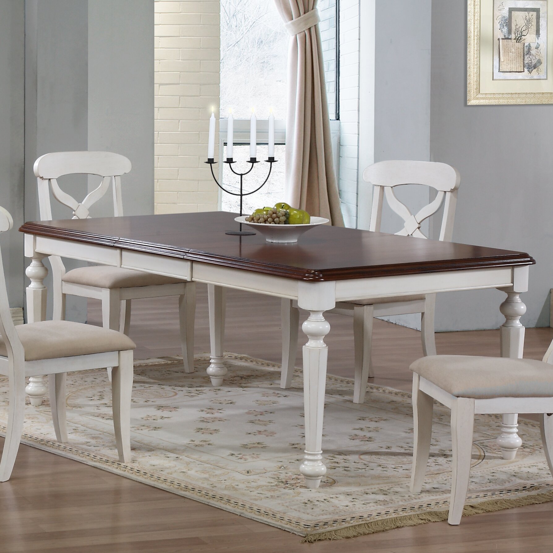 Britney Butterfly Leaf 6 Piece Dining Set Wayfair