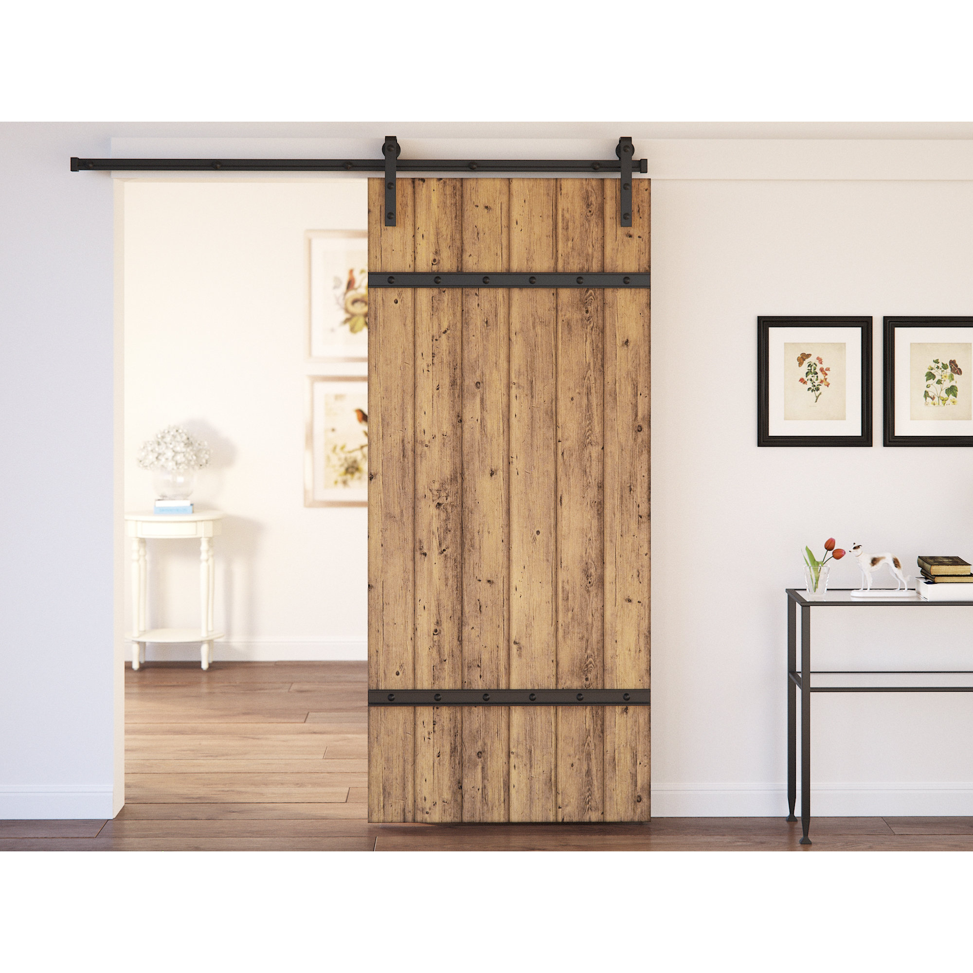 Caddie 1 Panel Interior Barn Door Wayfair