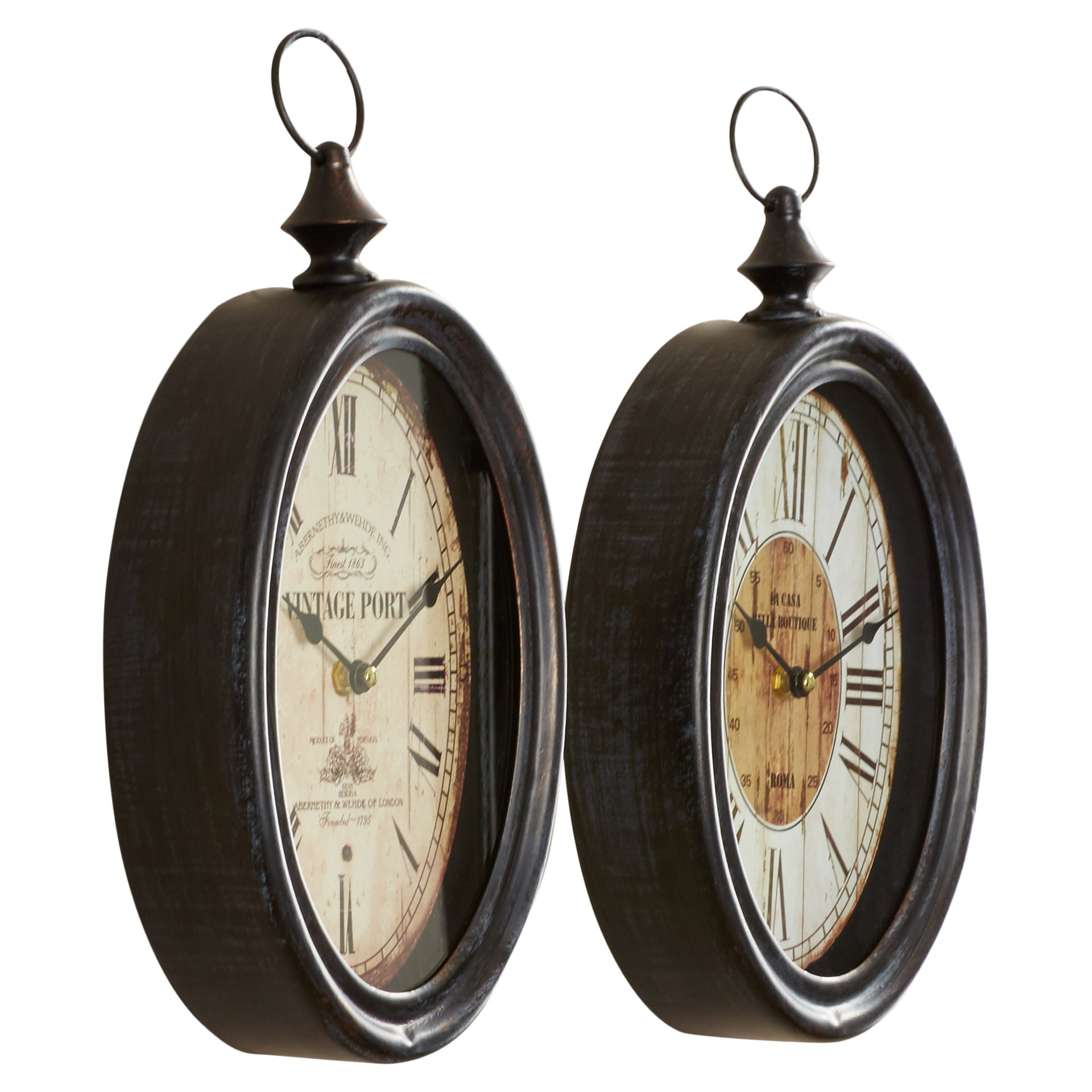 Dottie Oval Wall Clock Wayfair