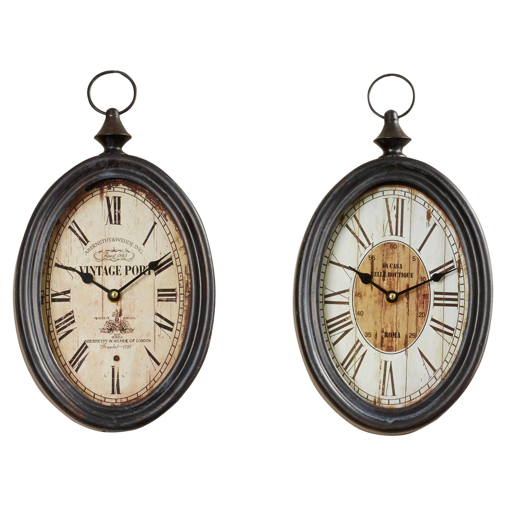 Dottie Oval Wall Clock Wayfair