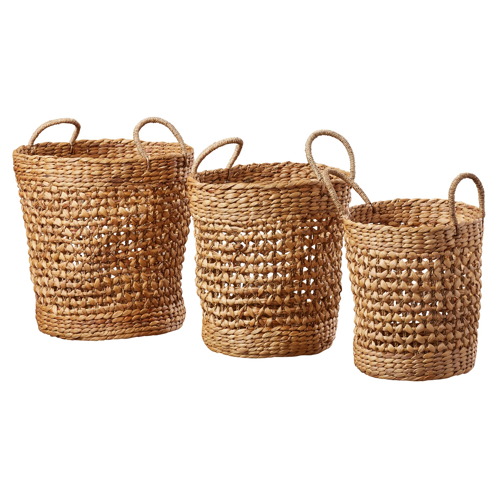 Lorena 3 Piece Seagrass Basket Set | Wayfair