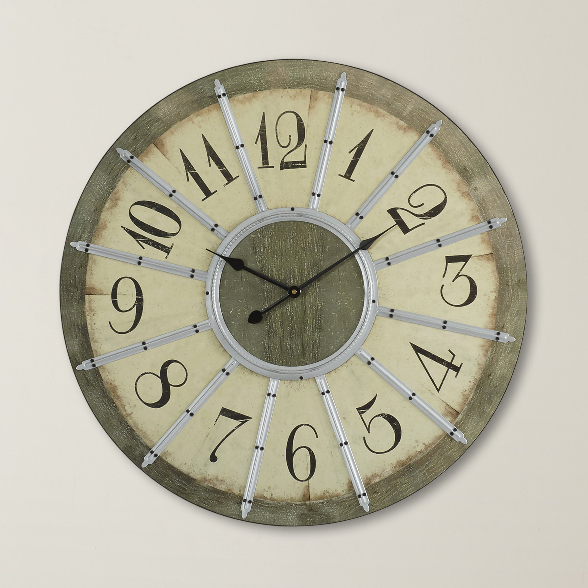 Donovan Oversized 23" Wall Clock Wayfair