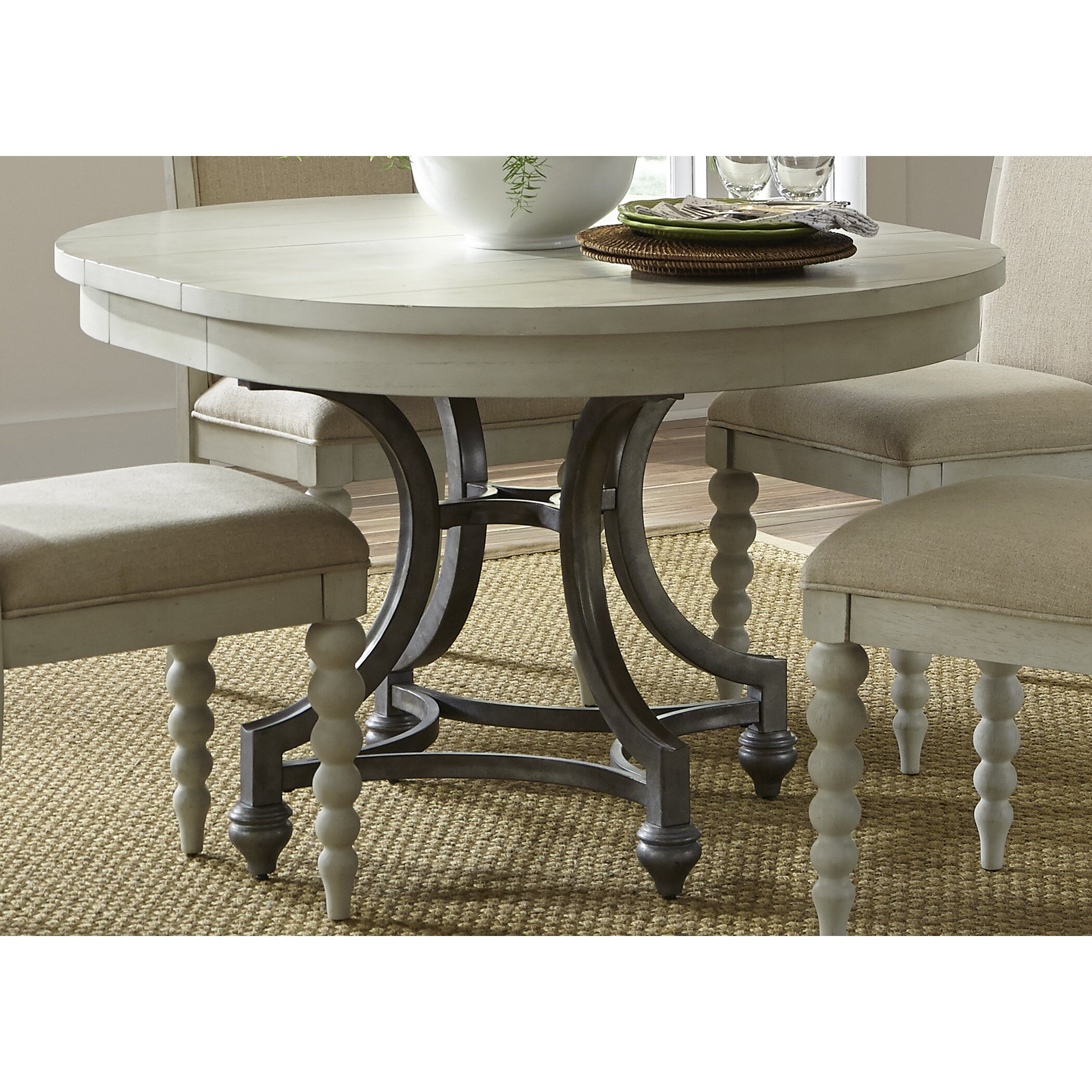 Beachcrest Home Stamford Round Dining Table & Reviews | Wayfair