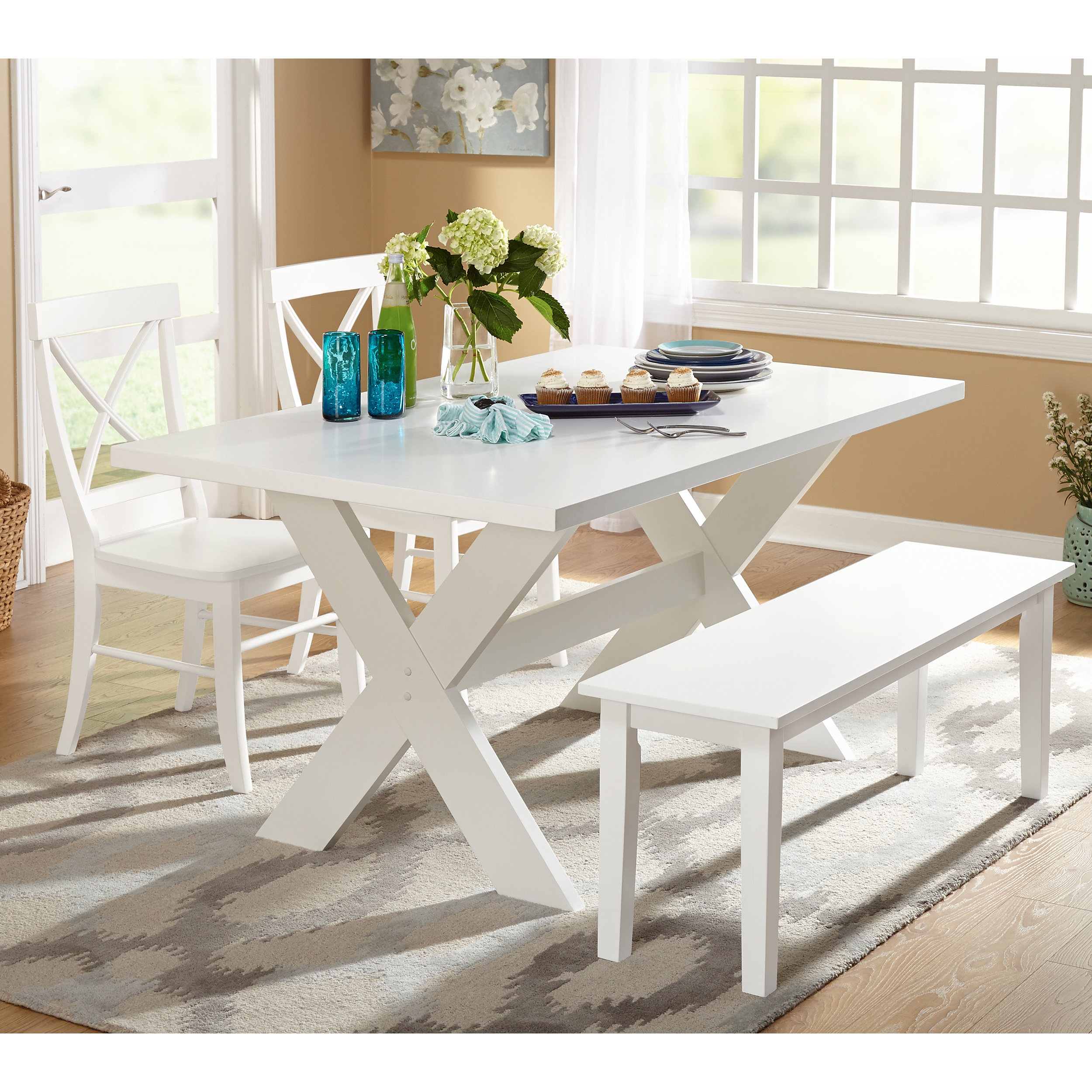 Beachcrest Home Medulla 4 Piece Dining Set & Reviews Wayfair