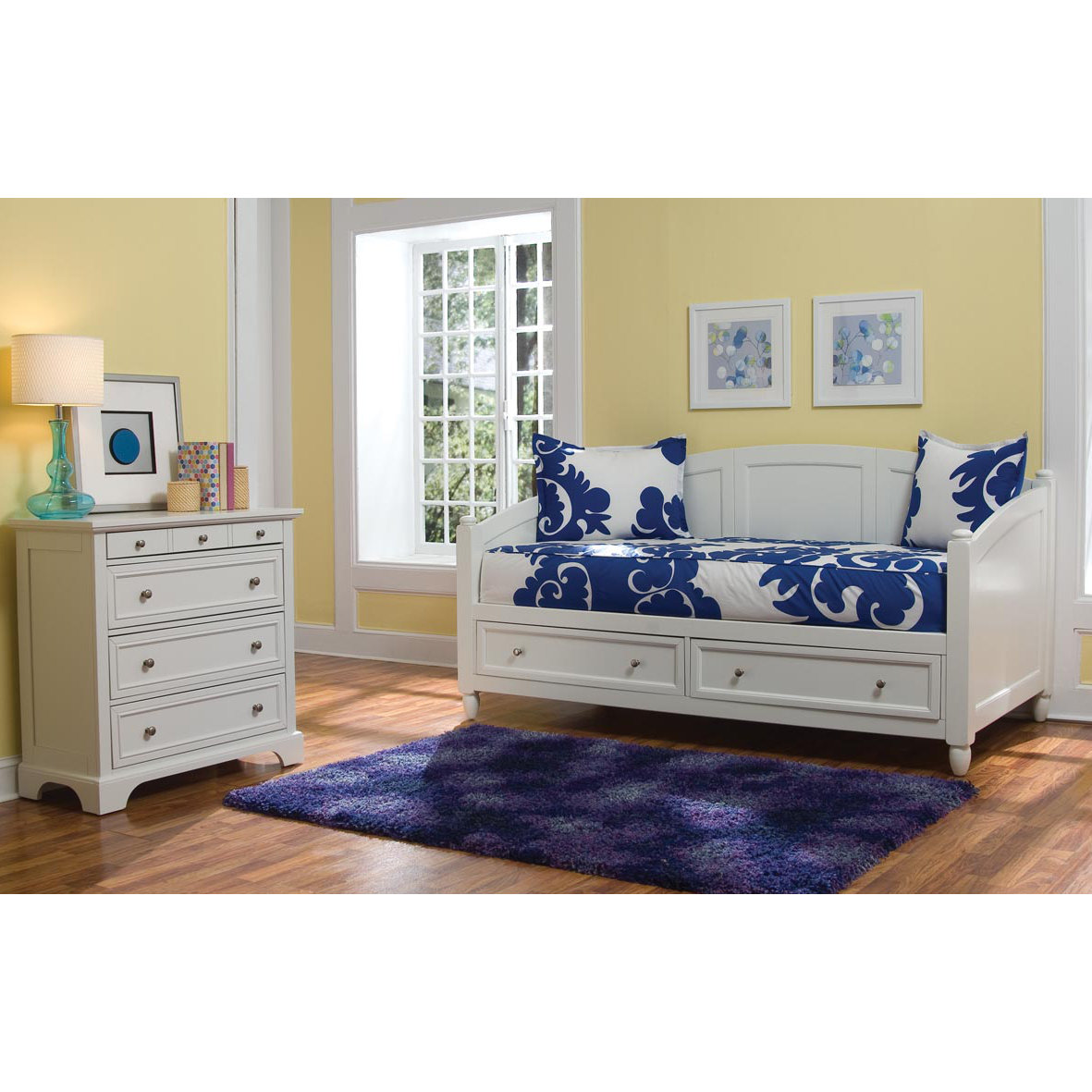 Beachcrest Home Perth Amboy White Daybed & Reviews Wayfair