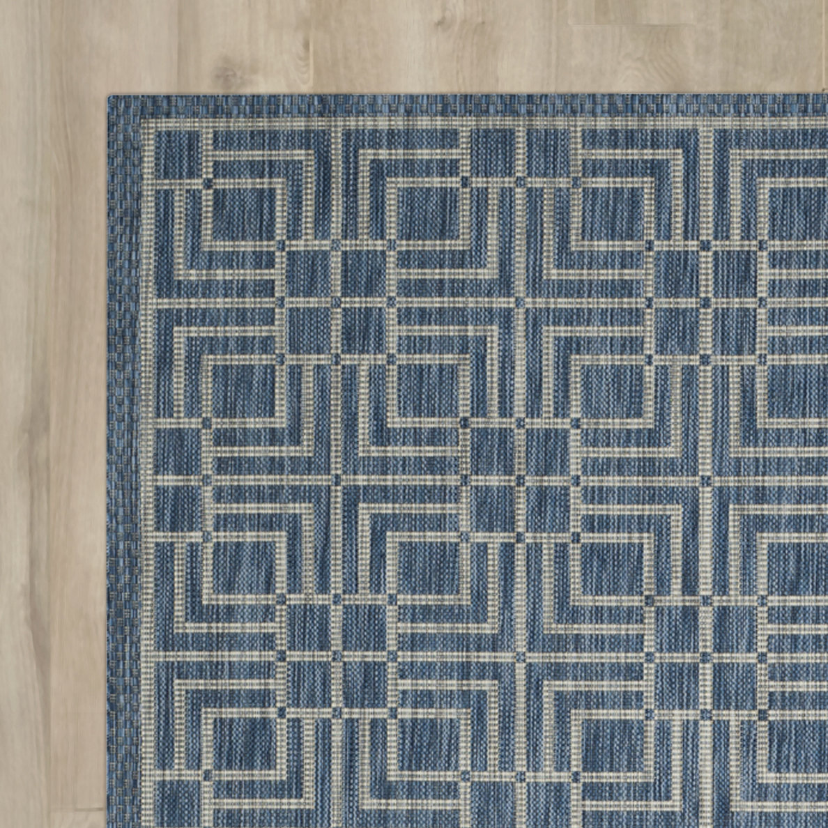 Inverness Highlands Navy/Grey Area Rug Wayfair