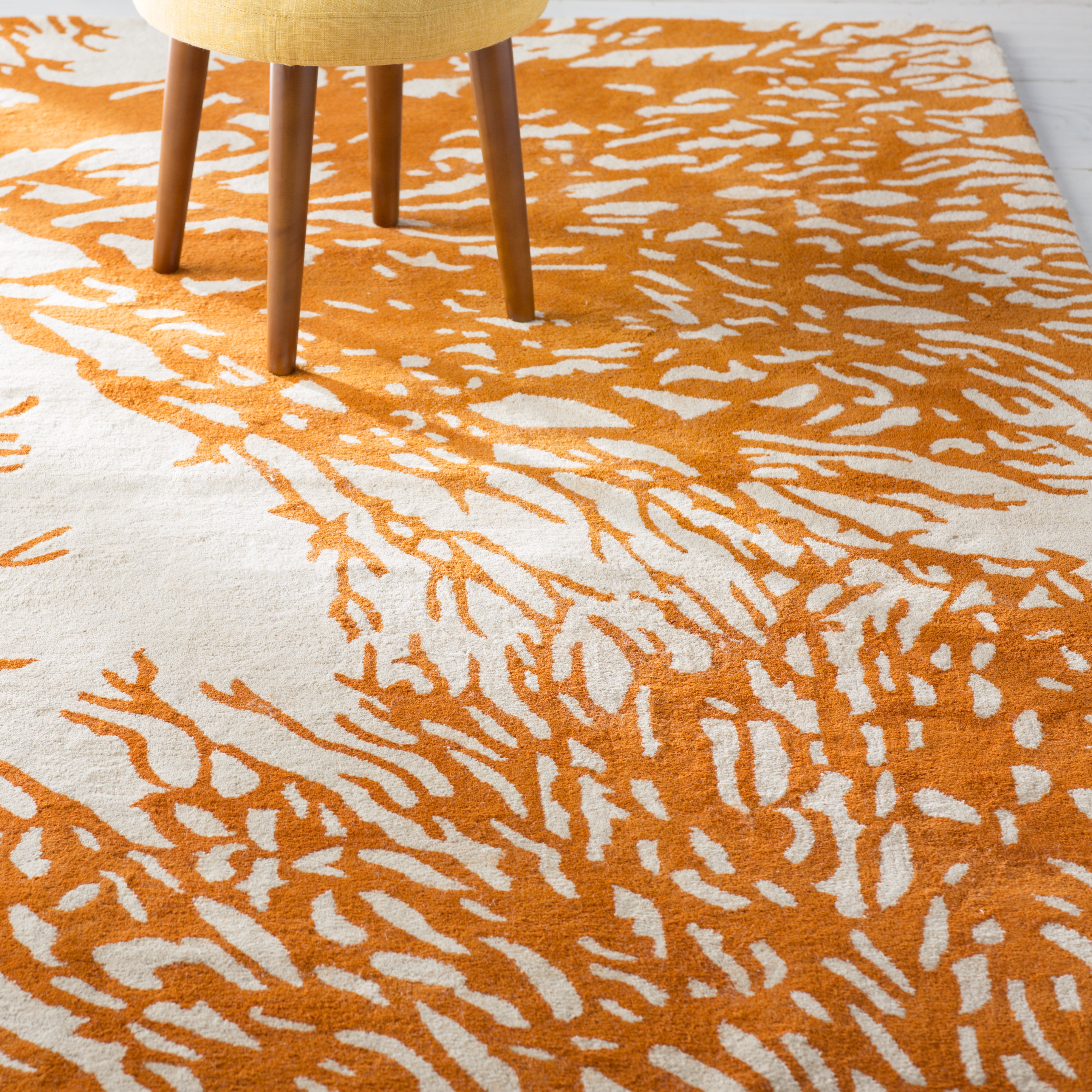 Beachcrest Home Clay HandTufted Beige / Terracotta Area Rug & Reviews