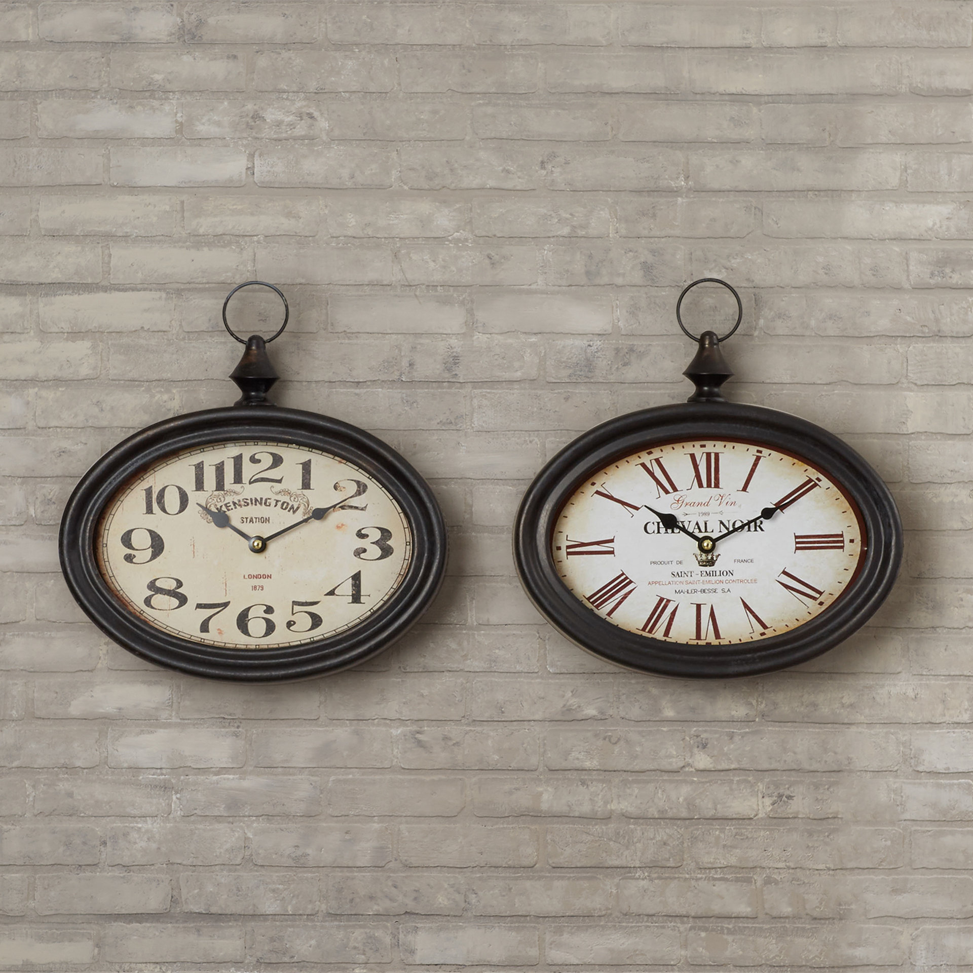 Trent Austin Design Baileyville Oval Wall Clock & Reviews Wayfair