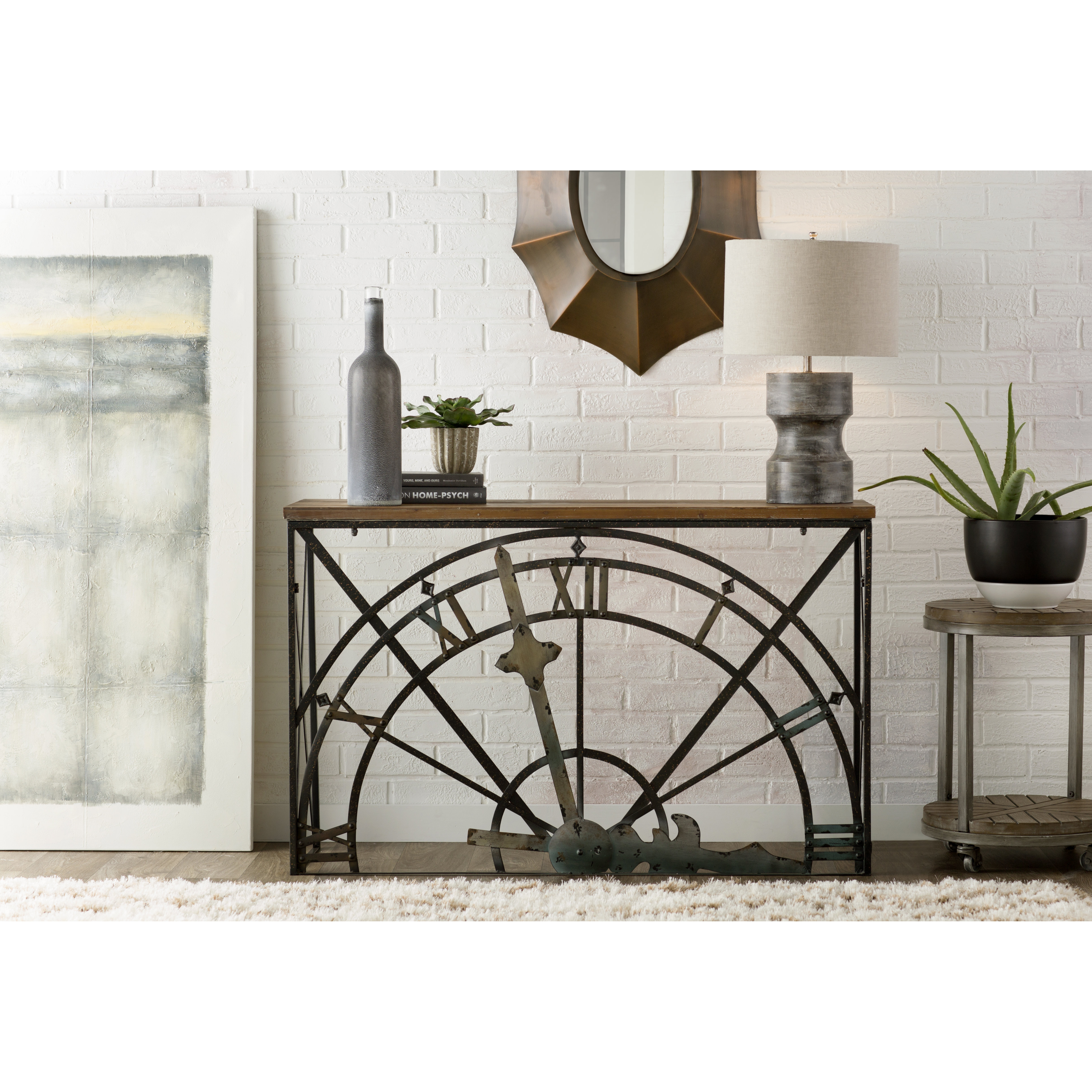 Amur HalfClock Console Table Wayfair