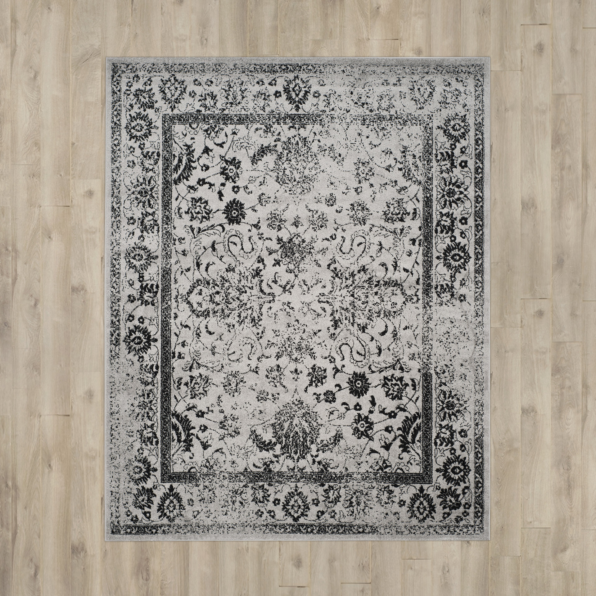 Trent Austin Design Costa Mesa Gray/Black Area Rug & Reviews Wayfair