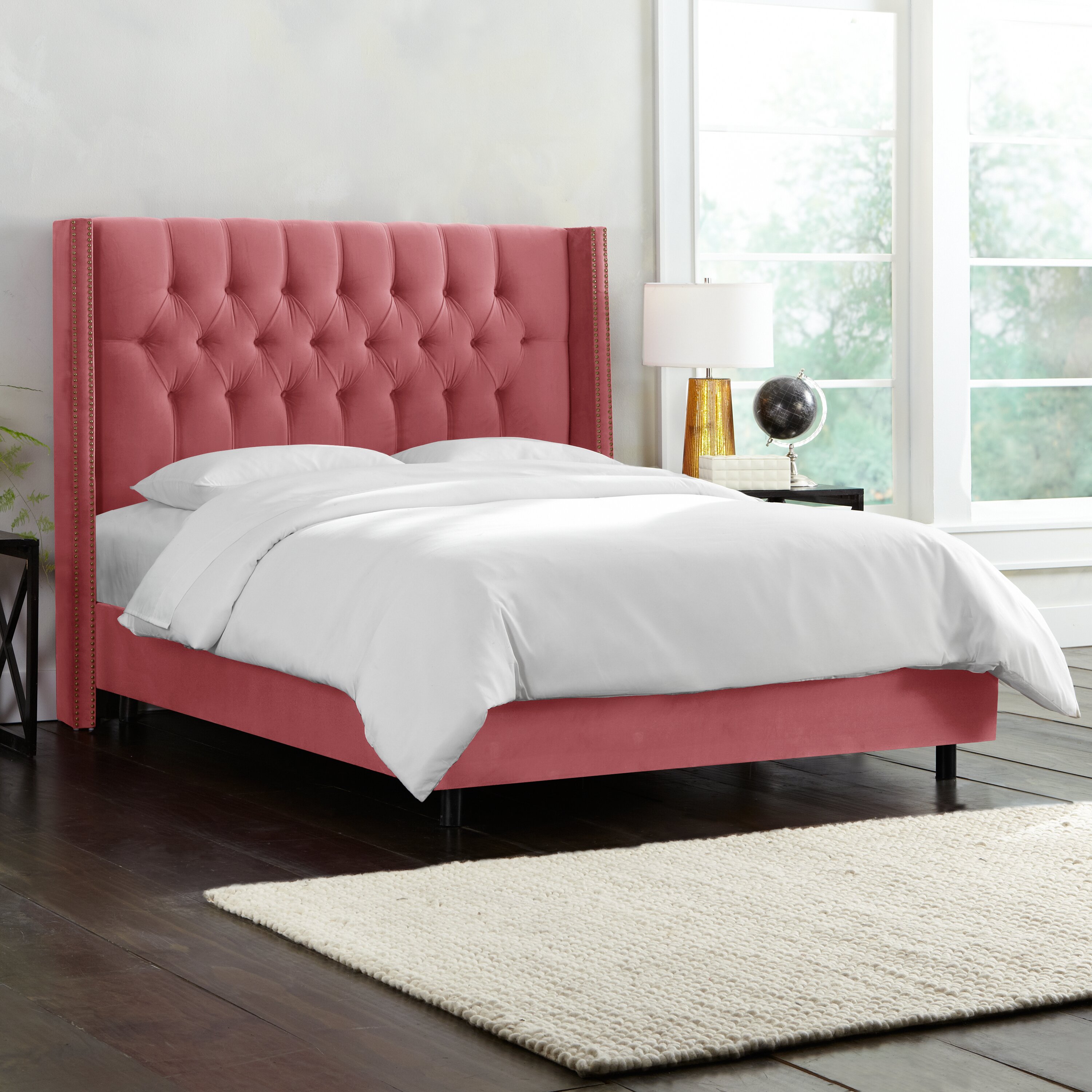 House of Hampton Regal Upholstered Panel Bed & Reviews | Wayfair