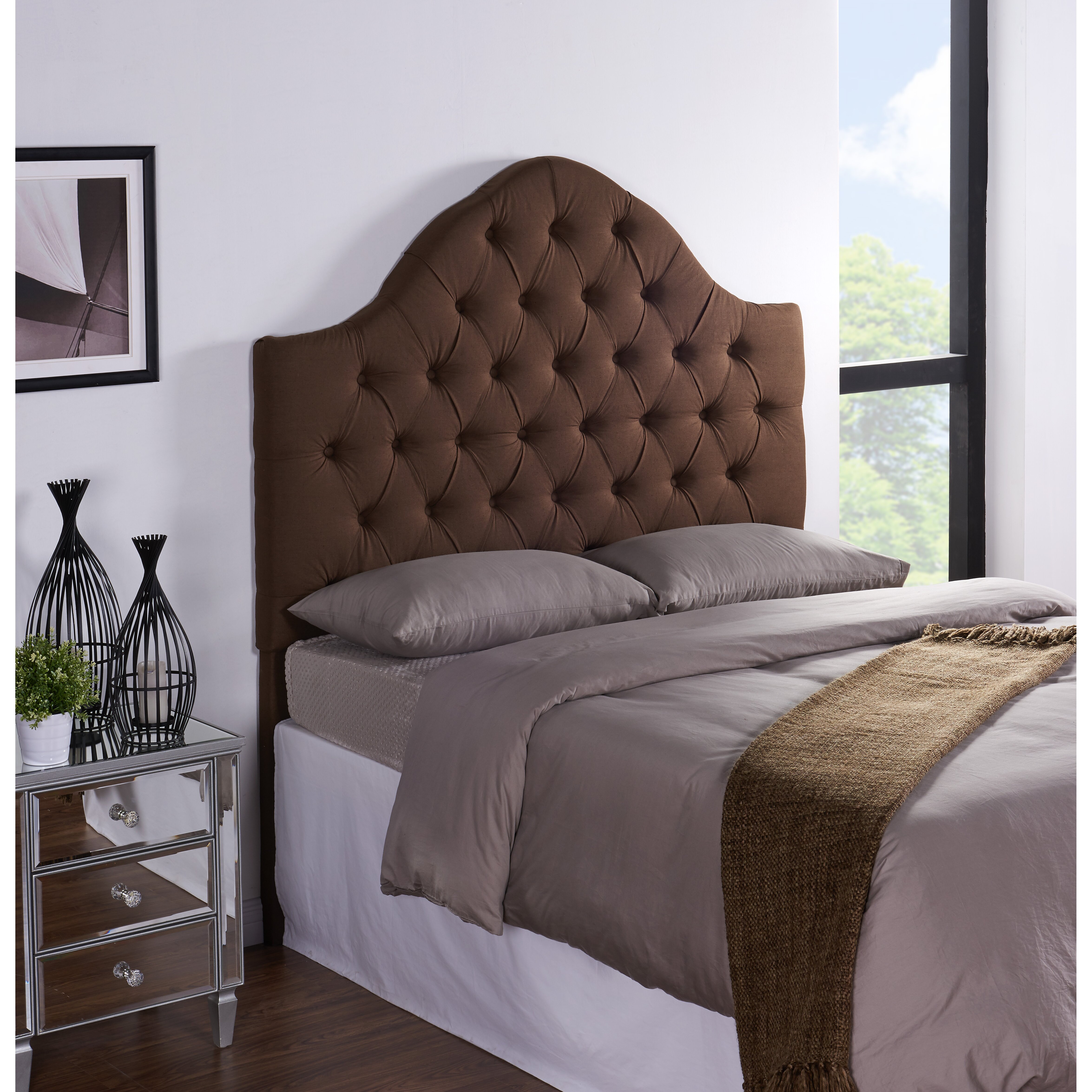 House of Hampton Cuthbert Upholstered Headboard & Reviews | Wayfair