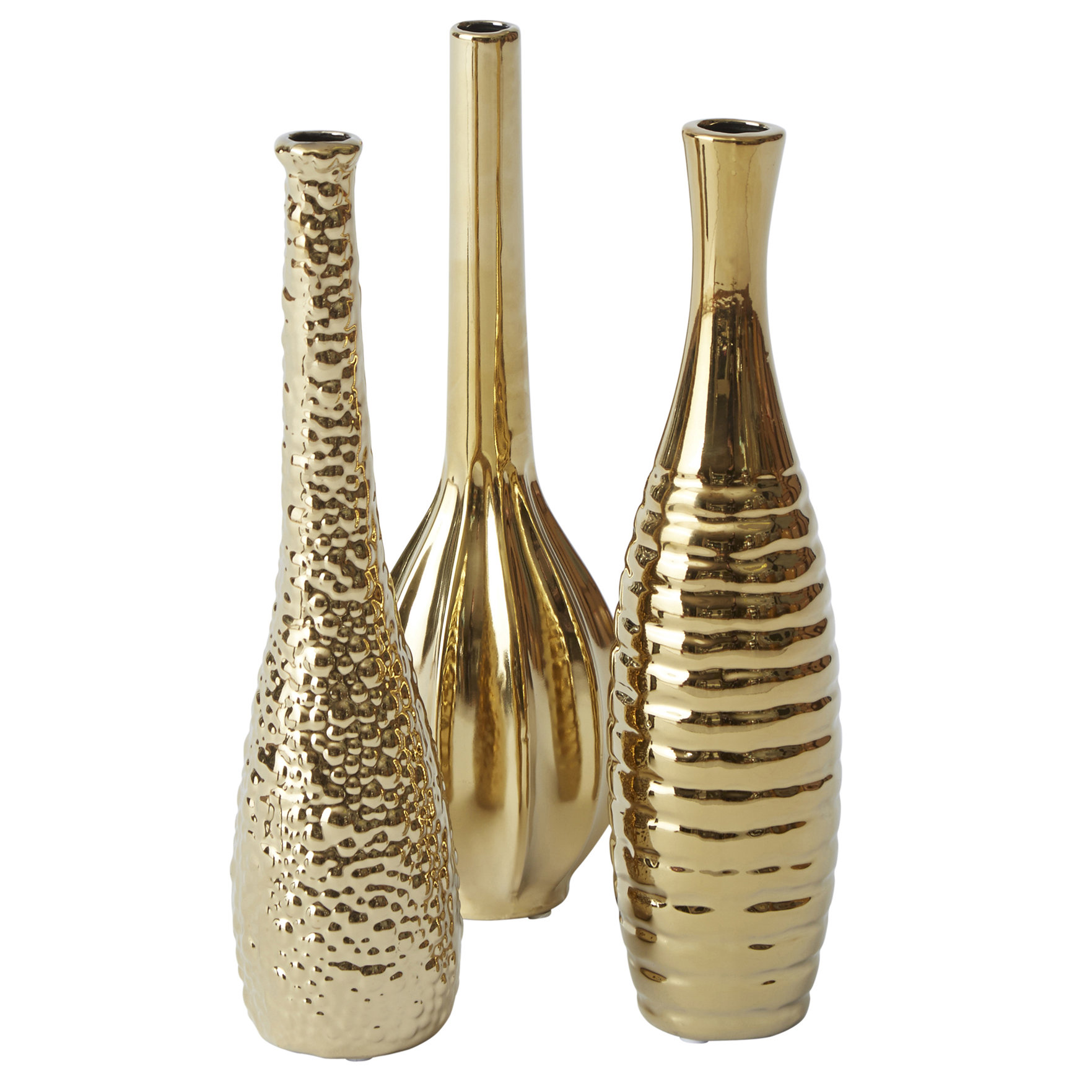Gregory 3 Piece Table Vase Set Wayfair