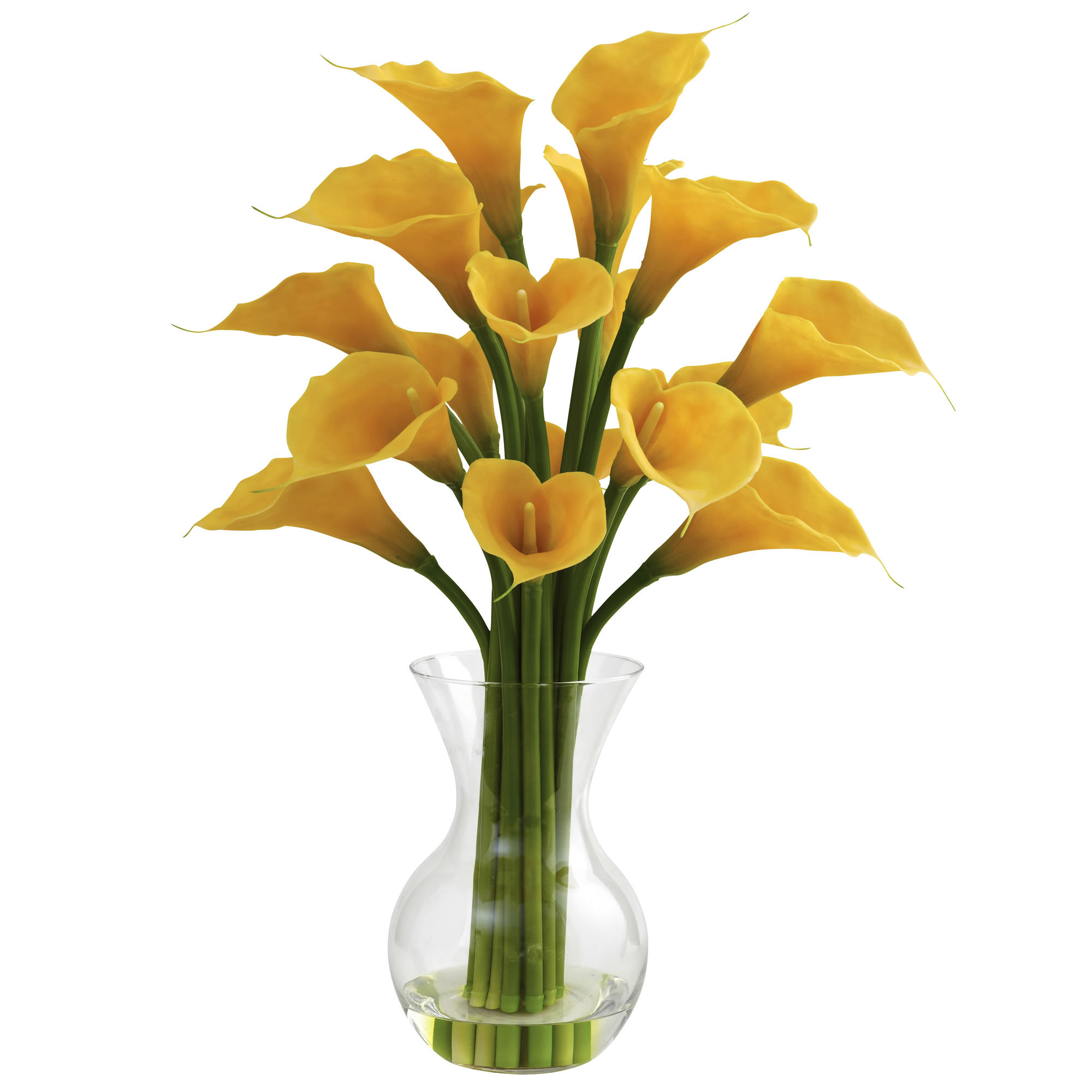 House of Hampton Calla Lily in Vase & Reviews Wayfair