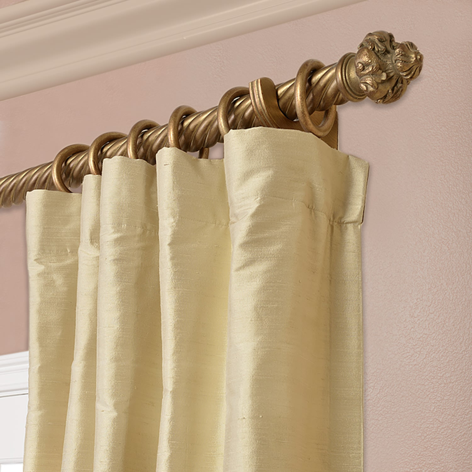 House of Hampton Beudan Silk Single Curtain Panel & Reviews Wayfair