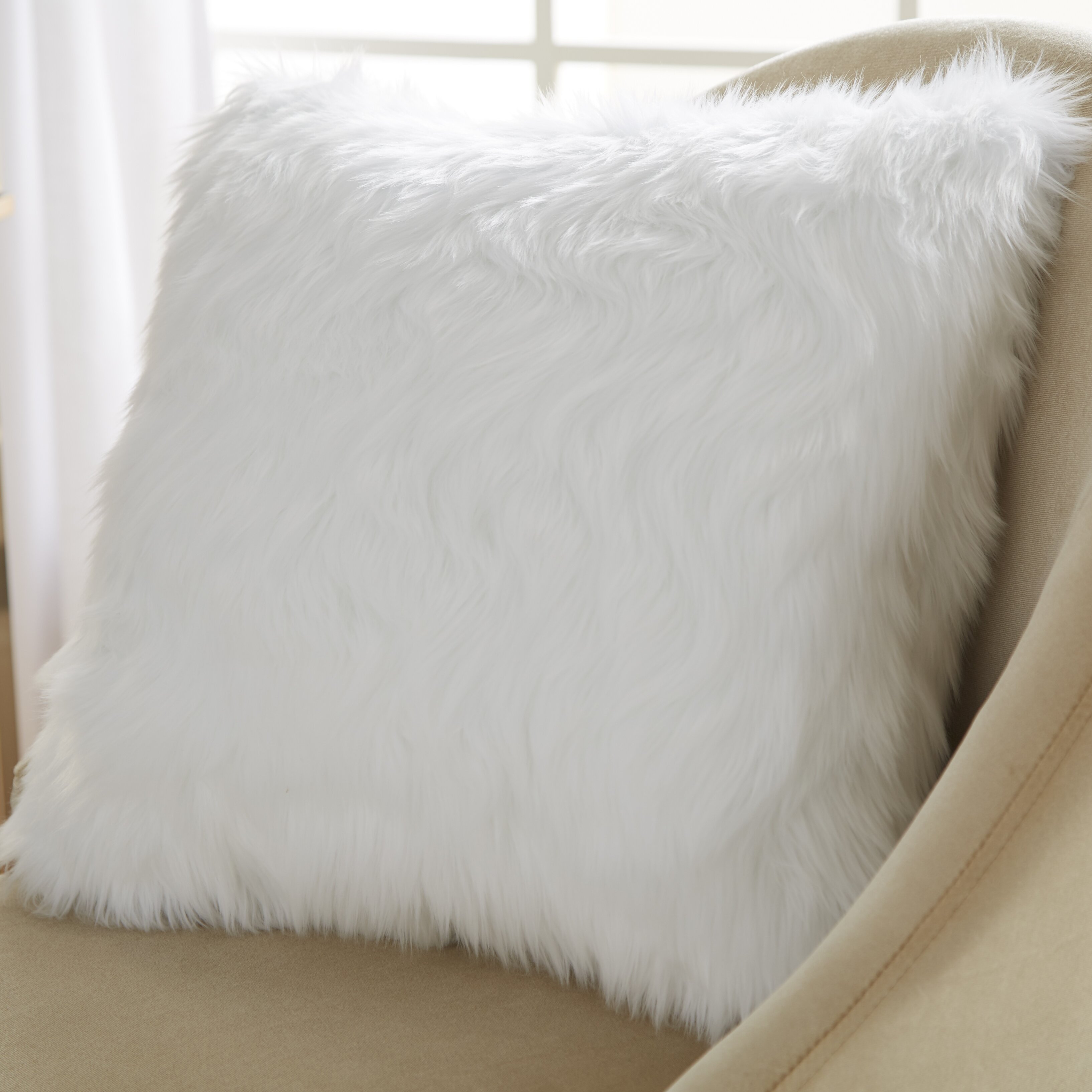 fur pillows