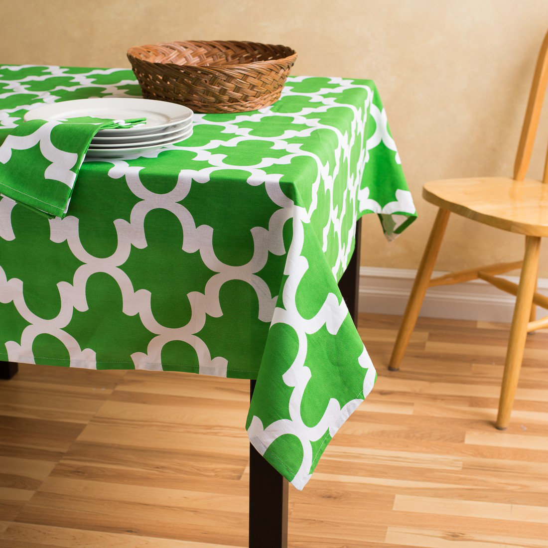Trellis Square Cotton Tablecloth Wayfair